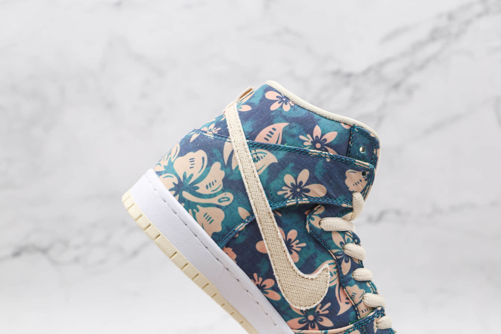 耐克Nike SB Dunk High Pro Hawaii纯原版本高帮SB DUNK夏威夷配色可撕板鞋原鞋开模一比一 货号:CZ2232-300