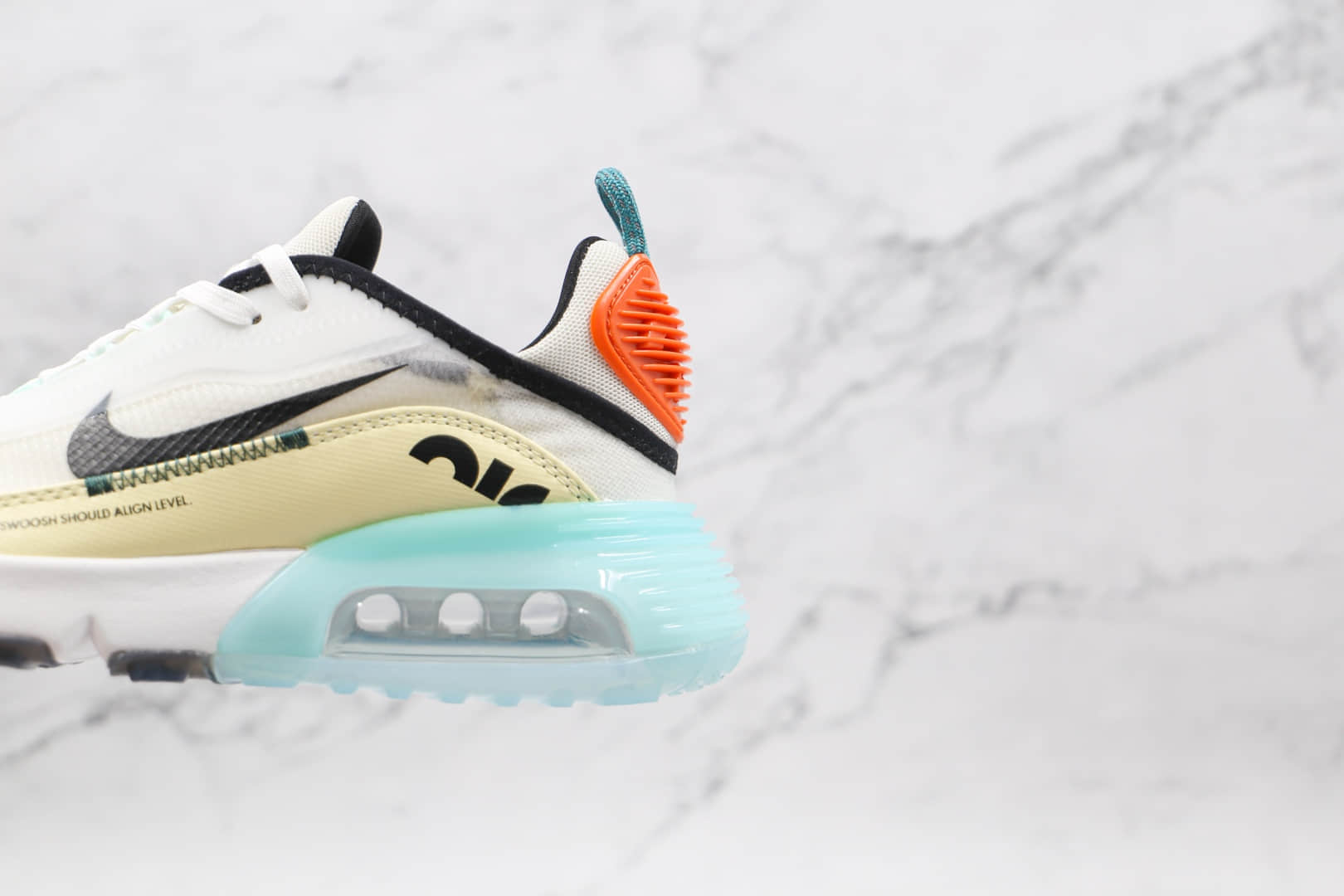 耐克Nike Air Max 2090纯原版本网面灰黄色Max2090气垫鞋原档案数据开发 货号:DM0971-107