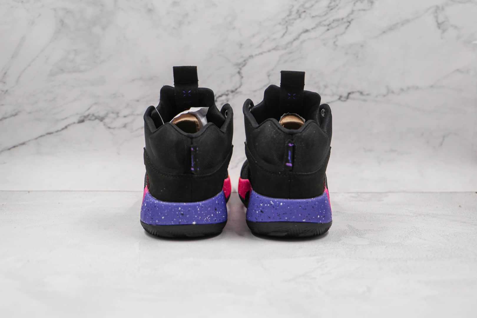乔丹Air Jordan 35 With Sunset Gradient Soles纯原版本黑橙日落AJ35彩虹篮球鞋内置ZOOM气垫　货号：CQ4228-004