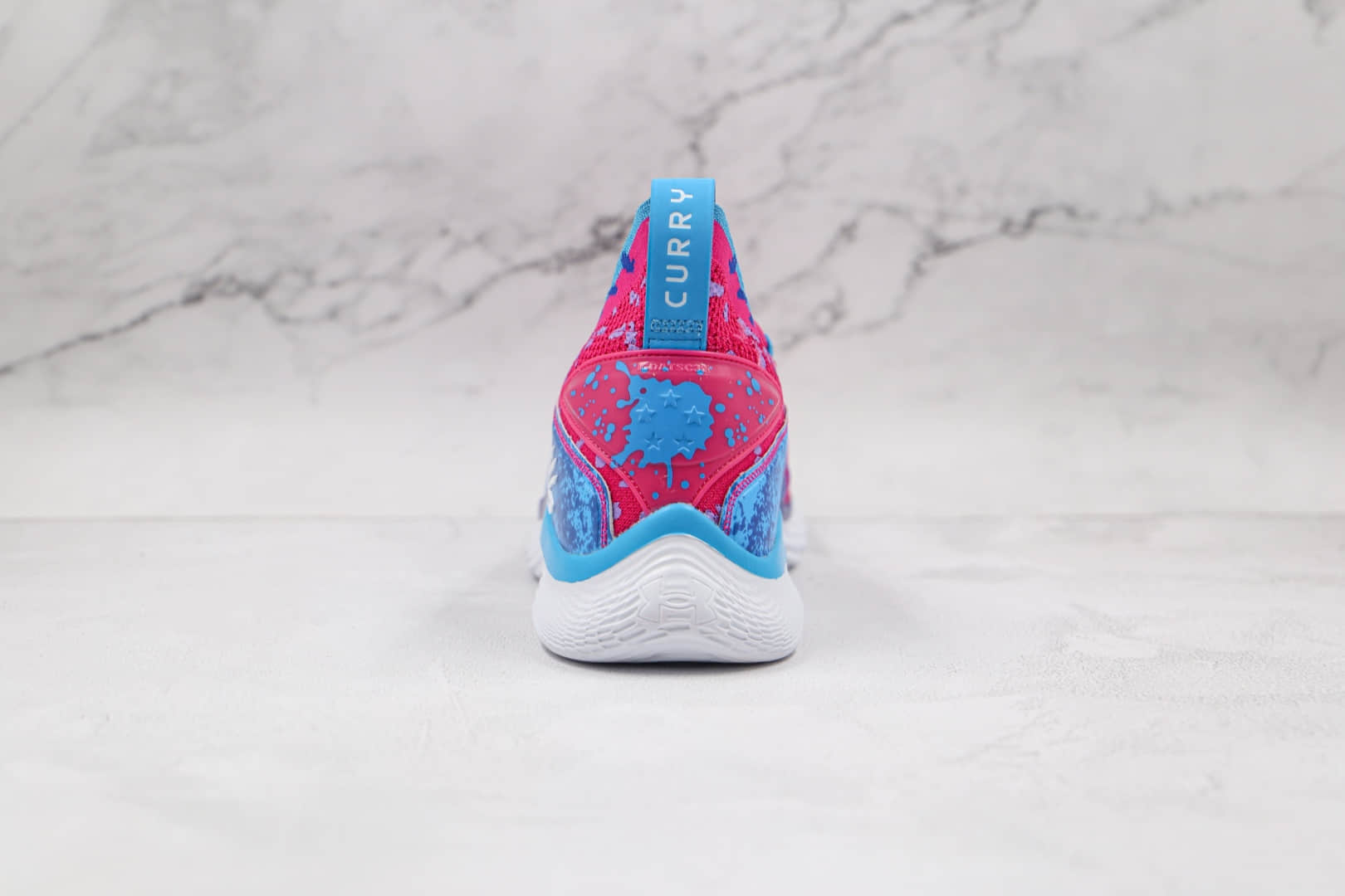 安德玛UNDER ARMOUR CURRY 8纯原版本库里8代粉红蓝色篮球鞋原档案数据开发 货号:3024694-603