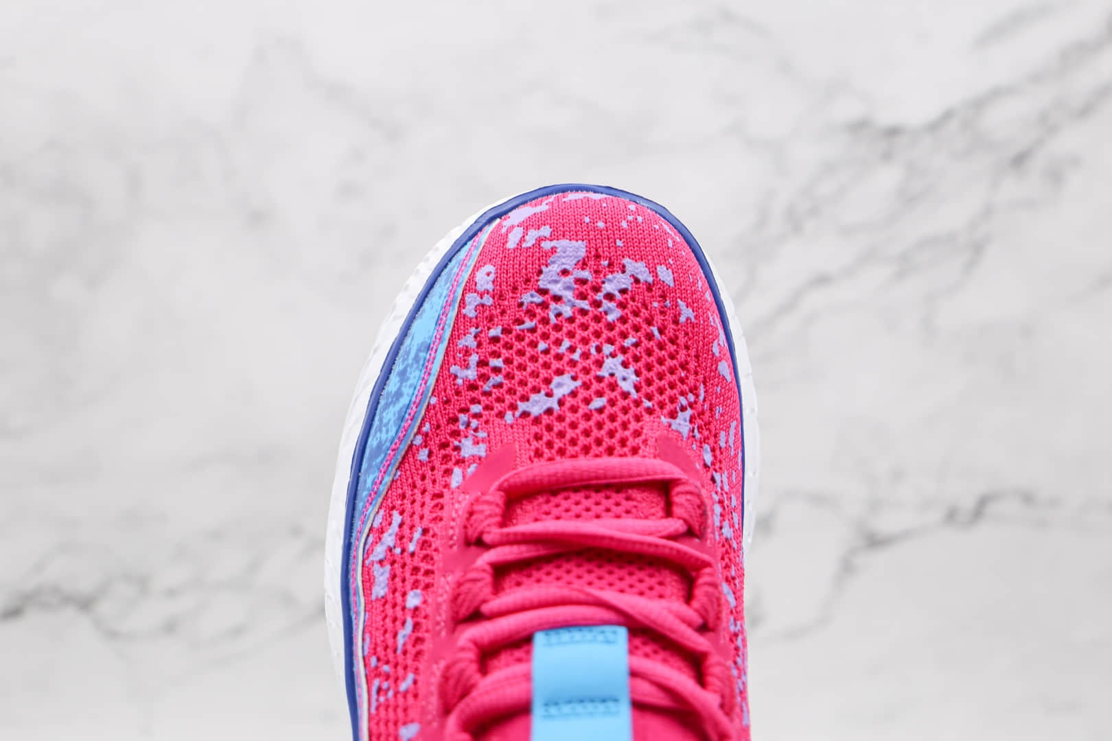 安德玛UNDER ARMOUR CURRY 8纯原版本库里8代粉红蓝色篮球鞋原档案数据开发 货号:3024694-603