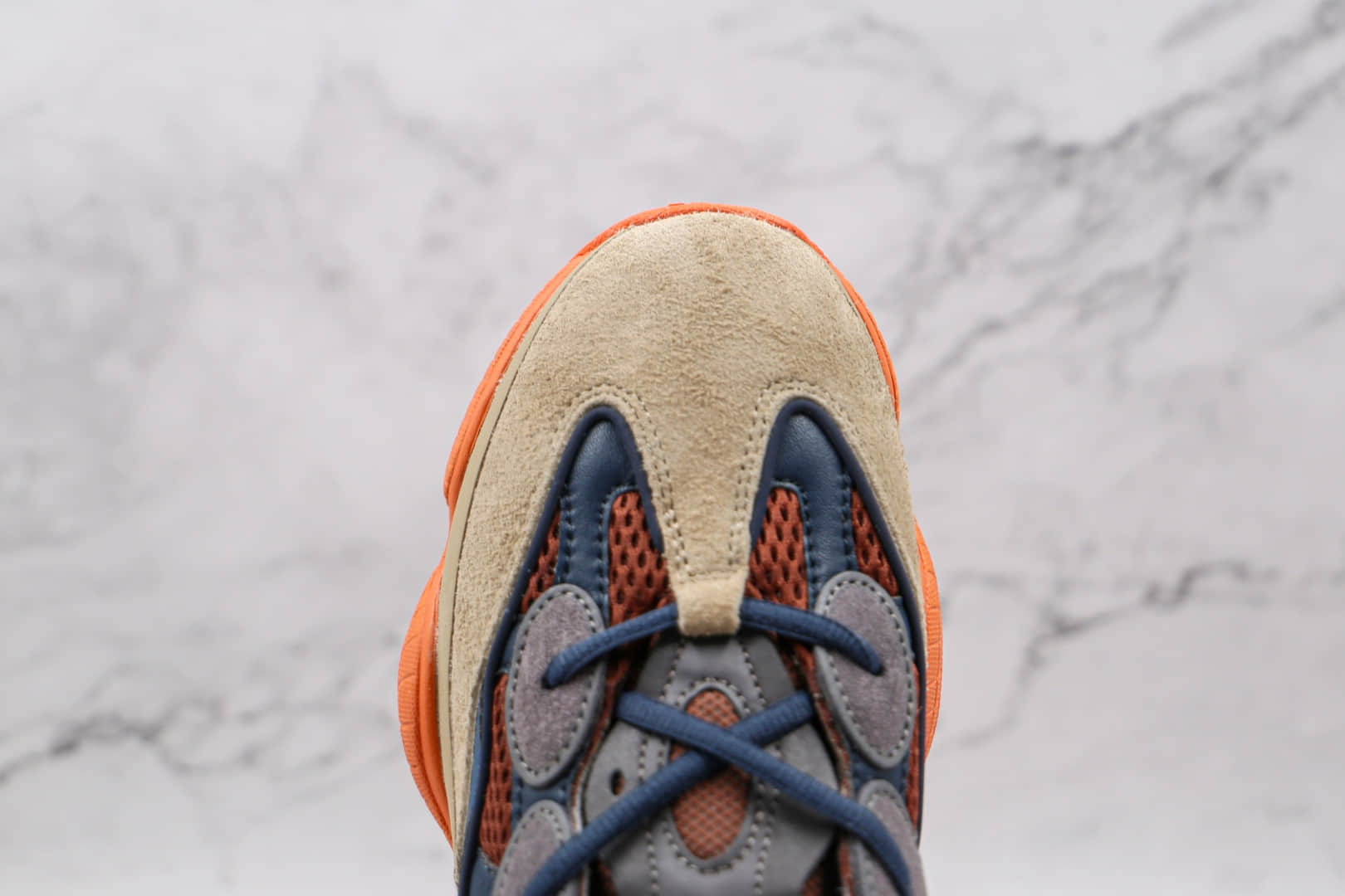 阿迪达斯Adidas Yeezy 500纯原版本椰子500蓝棕橙色复古老爹鞋正确鞋面颜色 货号:GZ5541