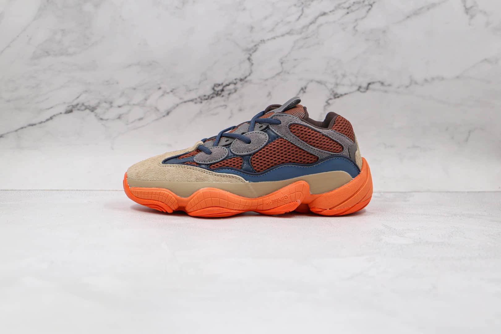 阿迪达斯Adidas Yeezy 500纯原版本椰子500蓝棕橙色复古老爹鞋正确鞋面颜色 货号:GZ5541
