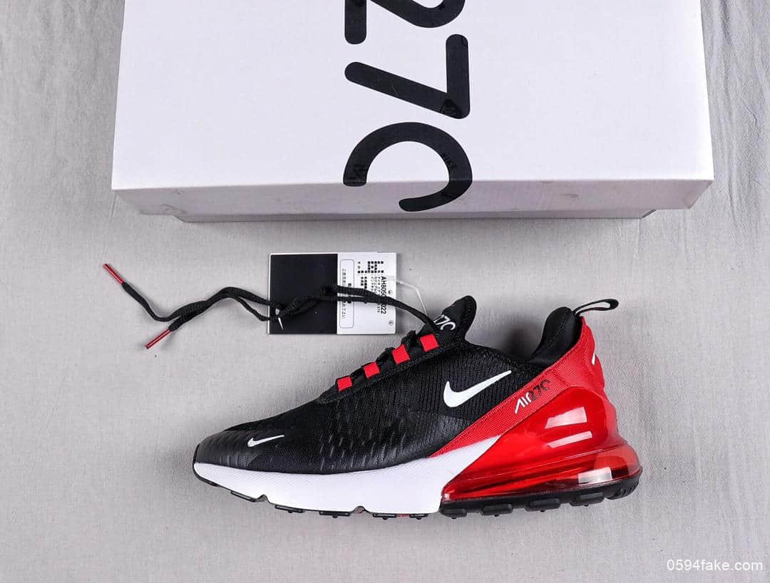 耐克Nike Air Max 270纯原版本最高工艺唯一原底气垫后半掌气垫慢跑鞋 (ID:6479) - 图片1