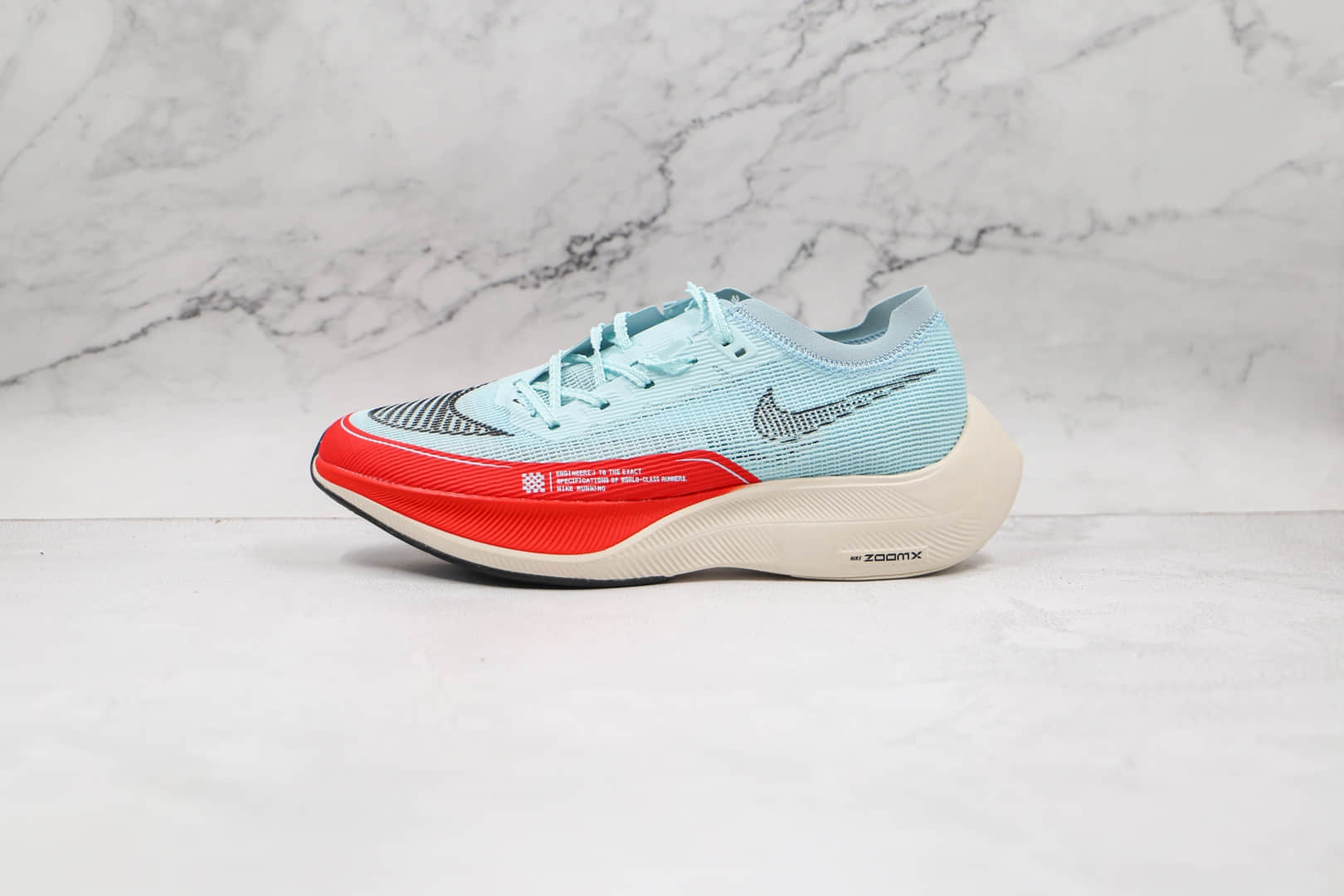 耐克Nike ZoomX Vaporfly Next%纯原版本马拉松红蓝色next%跑步鞋原鞋开模一比一打造 (ID:64865) - 图片1