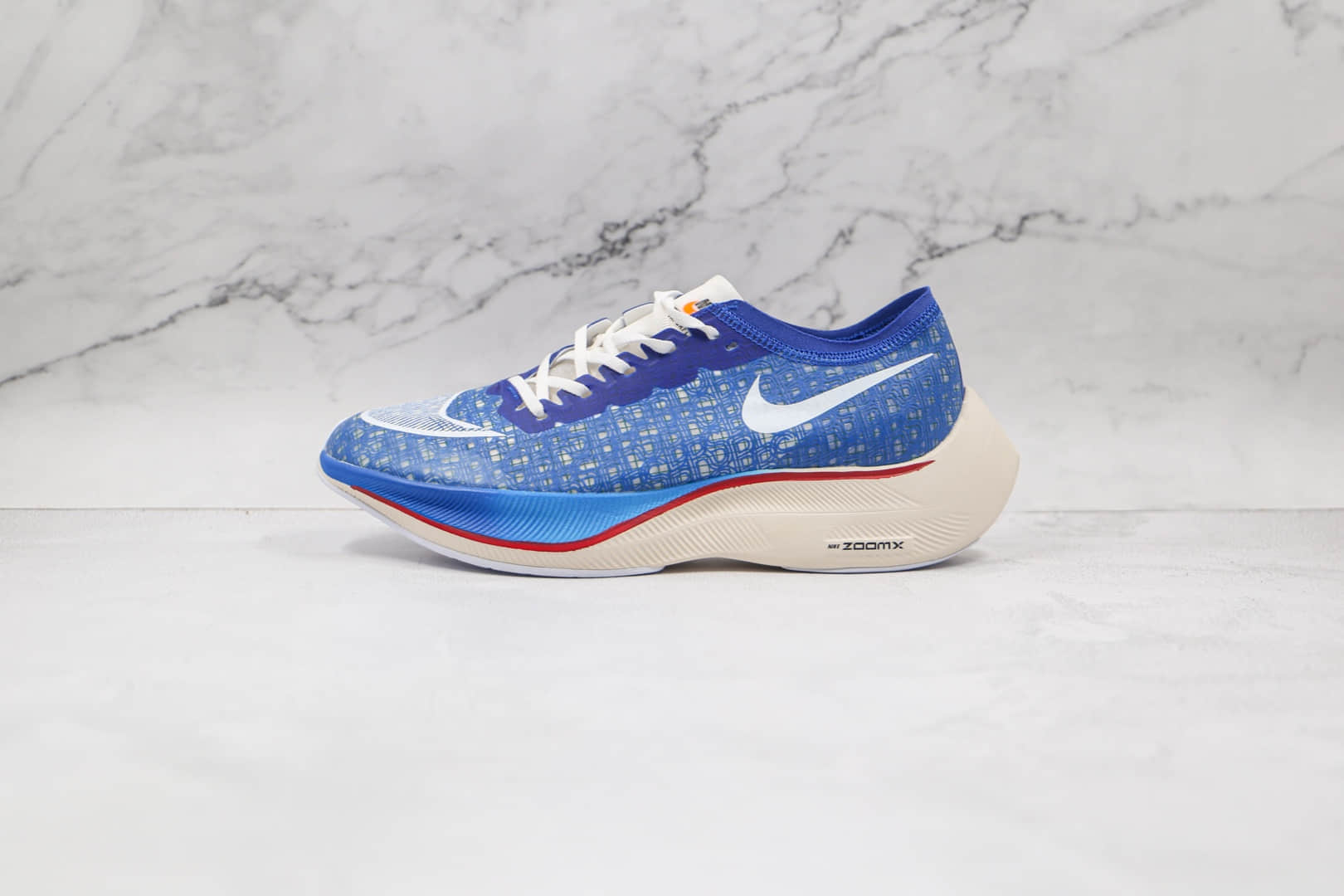 耐克Nike ZoomX Vaporfly Next%纯原版本马拉松蓝色next%半透明网纱跑鞋原楦头纸板打造 (ID:64963) - 图片1