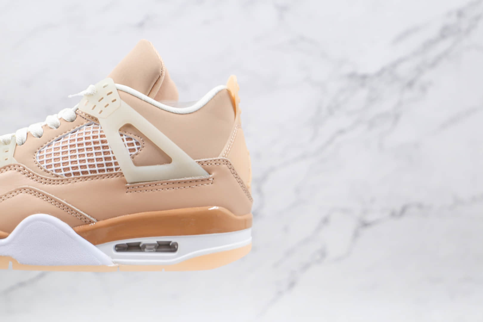 乔丹Air Jordan 4 Shimmer纯原版本浅卡其色AJ4篮球鞋原档案数据开发 货号:DJ0675-200