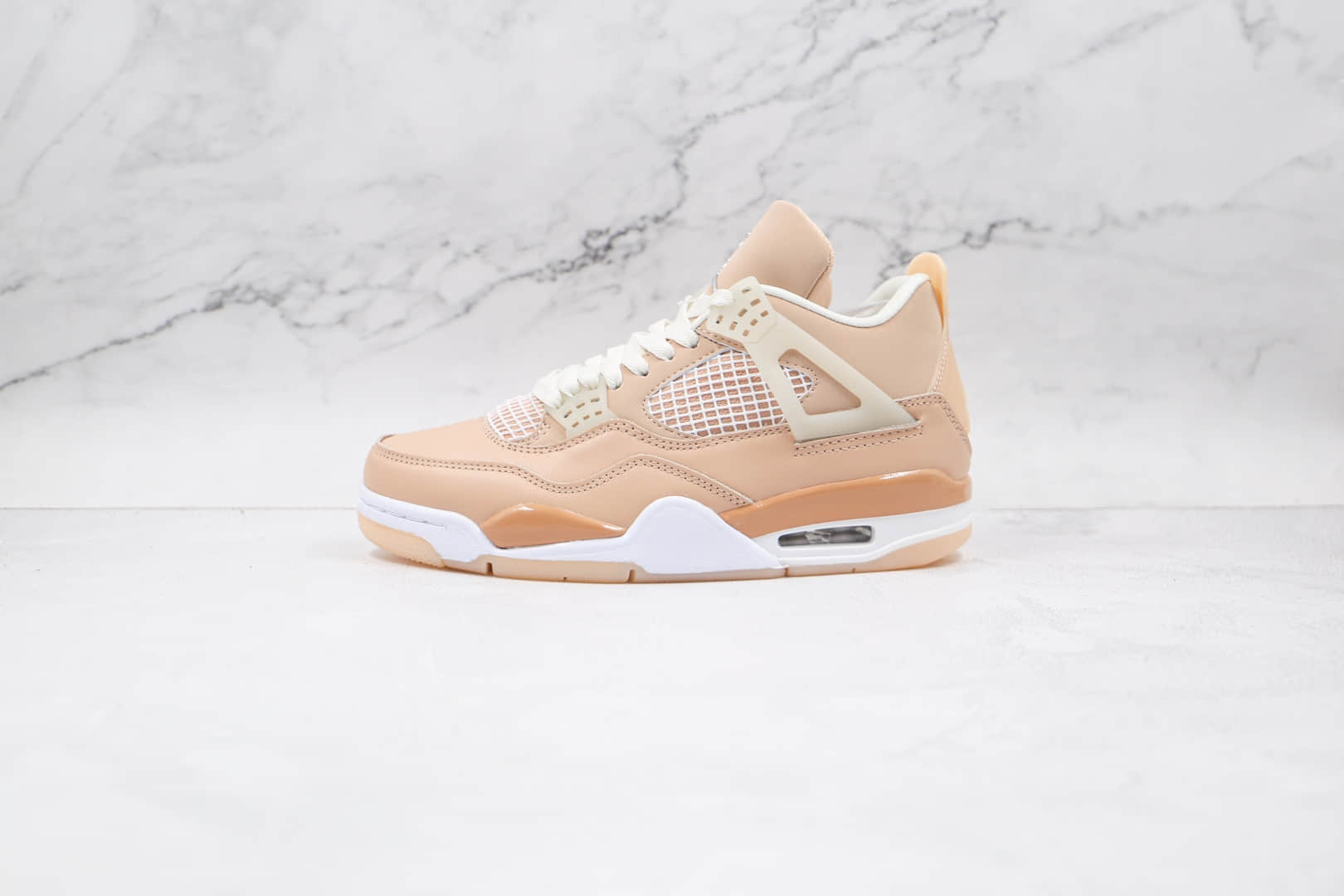 乔丹Air Jordan 4 Shimmer纯原版本浅卡其色AJ4篮球鞋原档案数据开发 货号:DJ0675-200