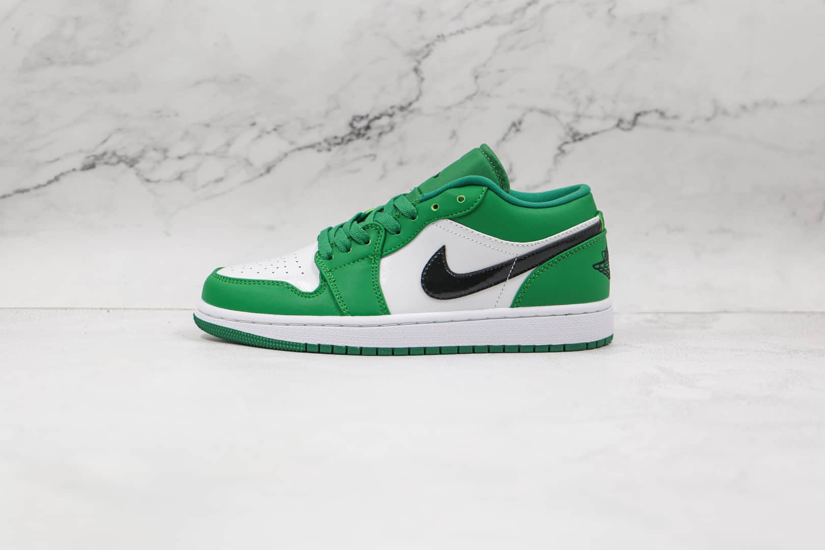 乔丹Air Jordan1 Low纯原版本低帮AJ1白绿色凯尔特人板鞋原盒原标 (ID:65104) - 图片1