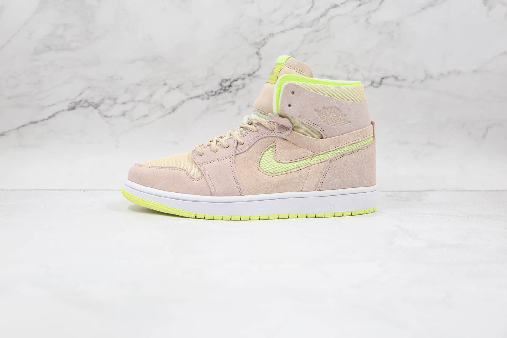 乔丹Air Jordan 1 Zoom CMFT “Lemon Twist”OG纯原版本高帮AJ1柠檬汁内置缓震ZOOM气垫 (ID:65330) - 图片1