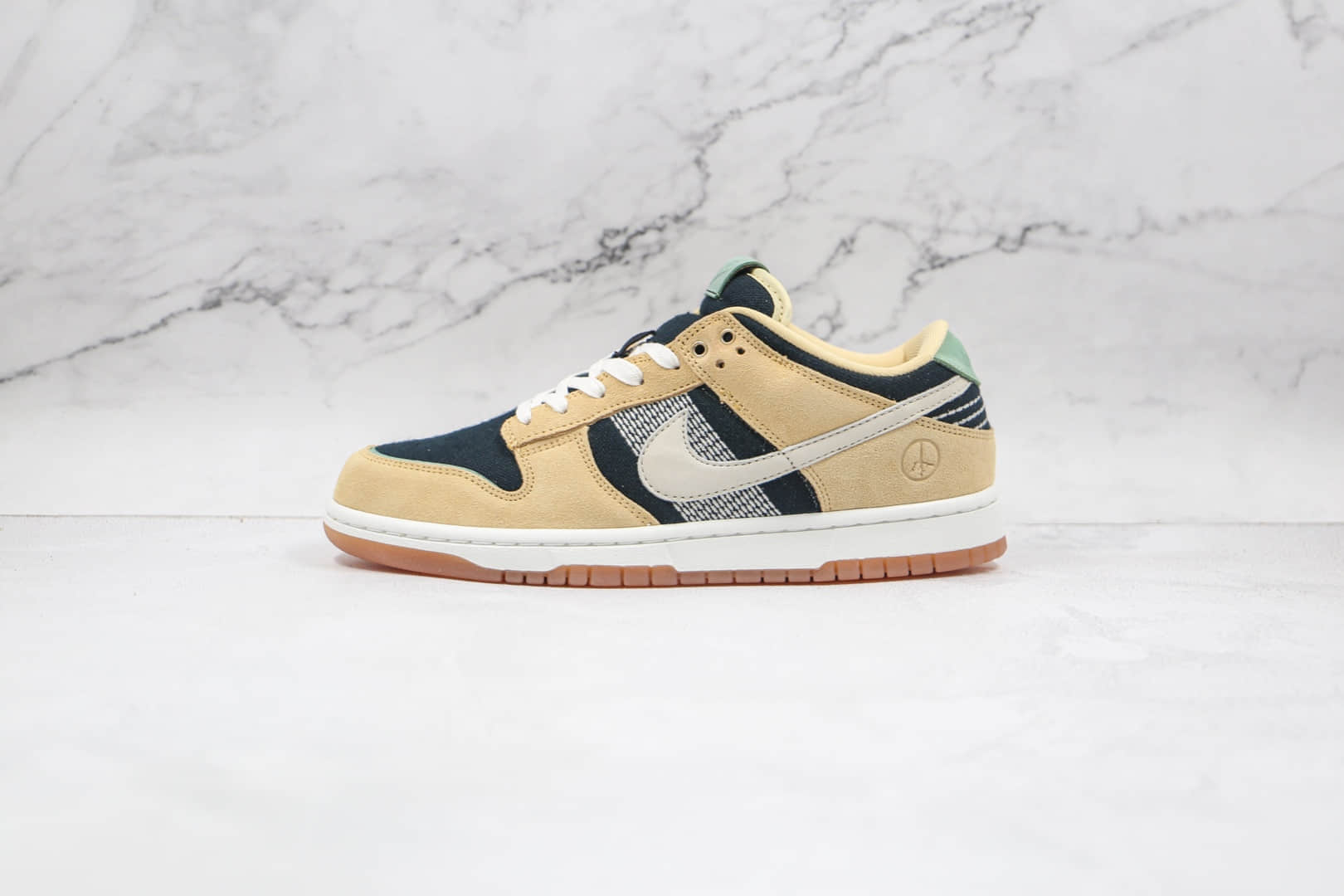 耐克Nike Dunk Low “Rooted in Peace”纯原版本低帮Dunk板鞋园丁“刺子绣”大地色限定原厂原档案开发 (ID:65465) - 图片1