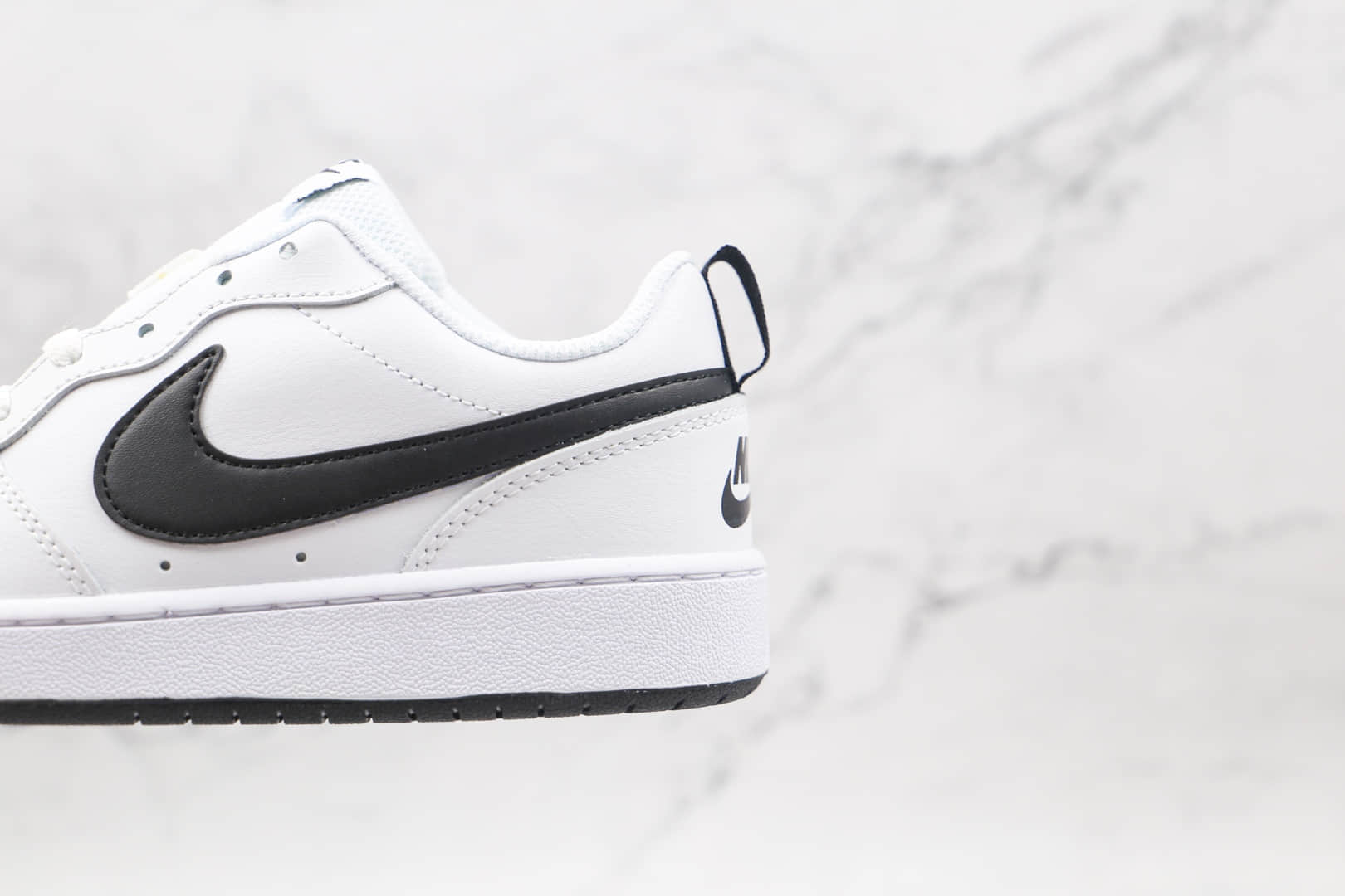 耐克Nike Court Borough Low 2(GS)纯原版本低帮板鞋白黑色原数据开发版型 货号:BQ5448-108