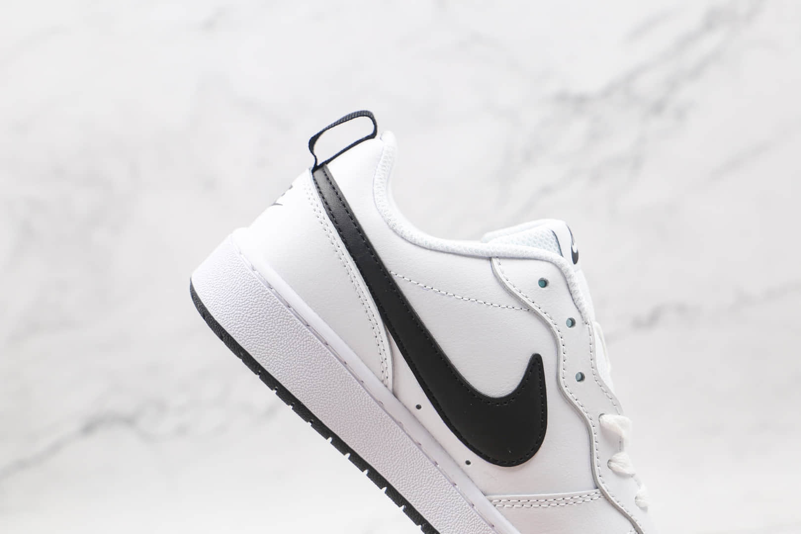 耐克Nike Court Borough Low 2(GS)纯原版本低帮板鞋白黑色原数据开发版型 货号:BQ5448-108