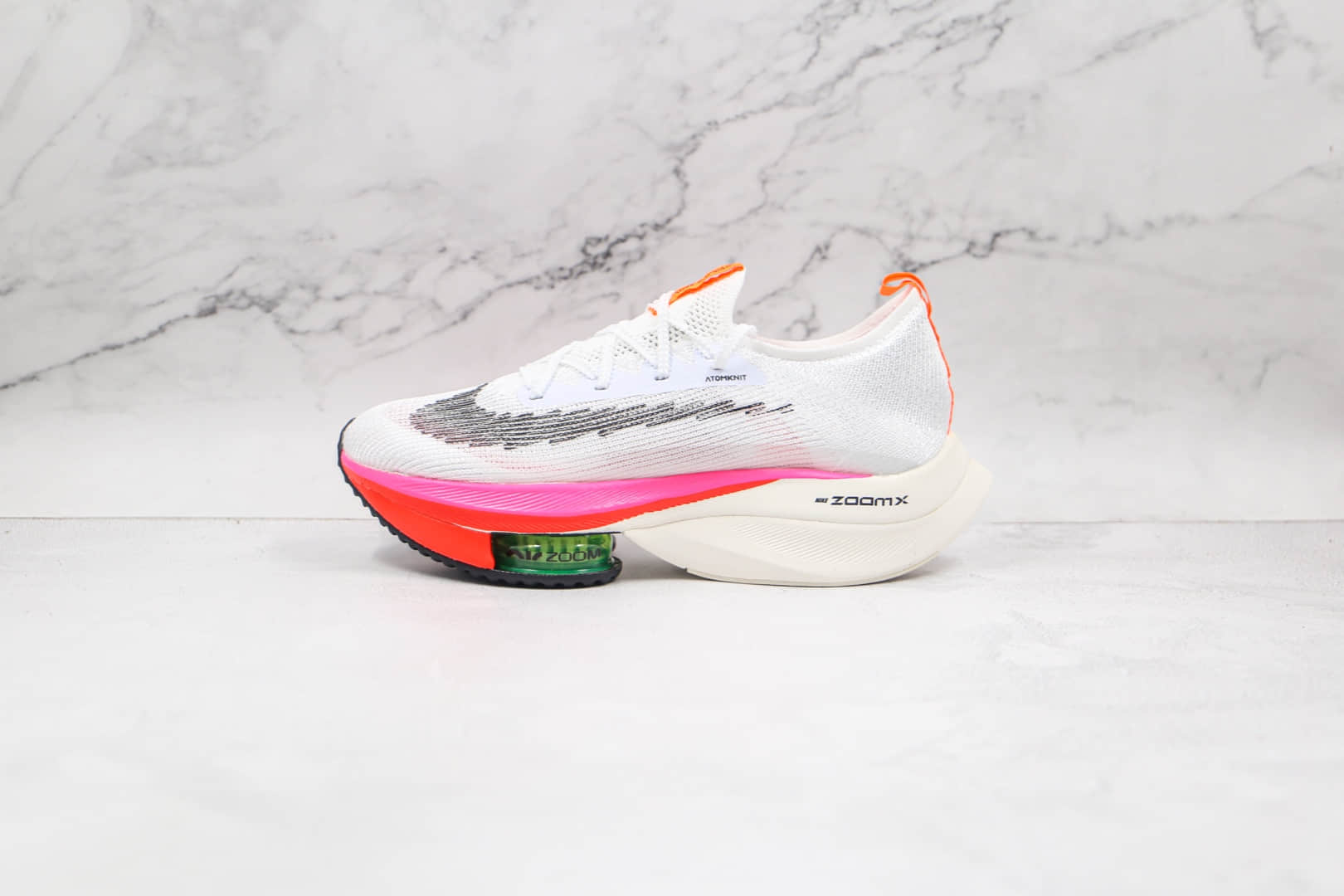 耐克Nike Air Zoom Alphafly NEXT%纯原版本白粉色网面Next%马拉松气垫慢跑鞋原楦头纸板打造 (ID:65680) - 图片1