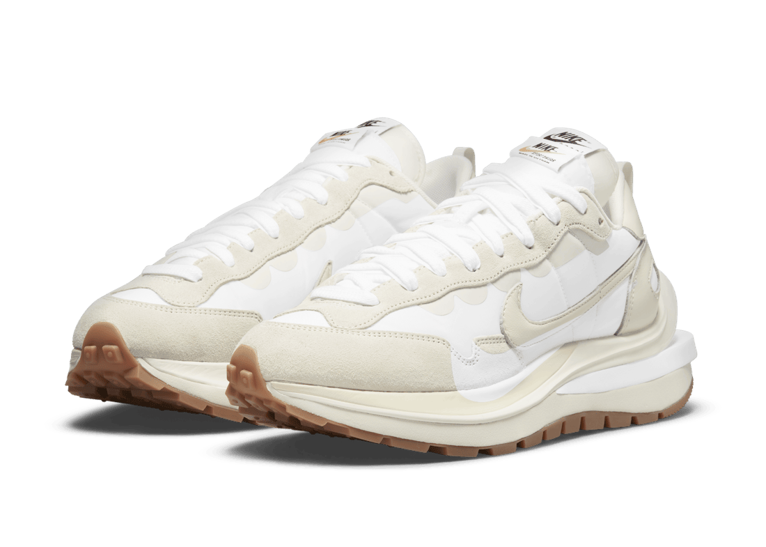 全新 sacai x Nike VaporWaffle“Sail”官图曝光!简约百搭! 货号:DD1875-100
