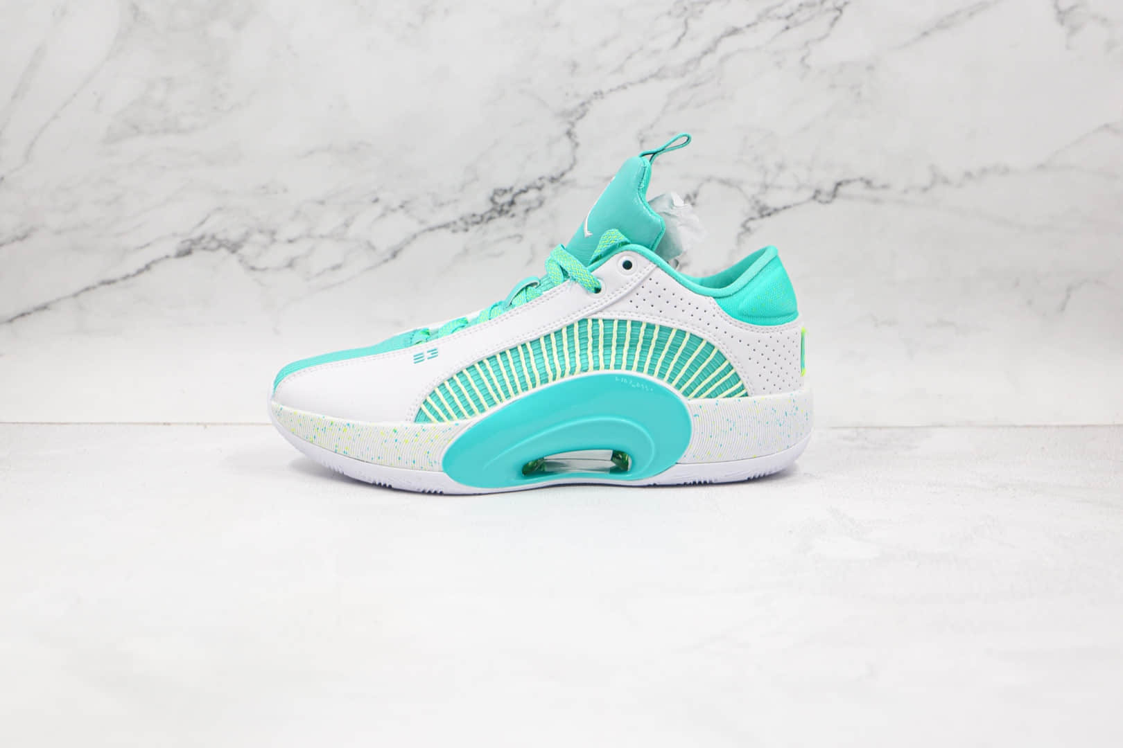 乔丹AIR JORDAN XXXV LOW PF纯原版本蒂芙尼绿AJ35篮球鞋原楦头纸板打造支持实战 (ID:66064) - 图片1