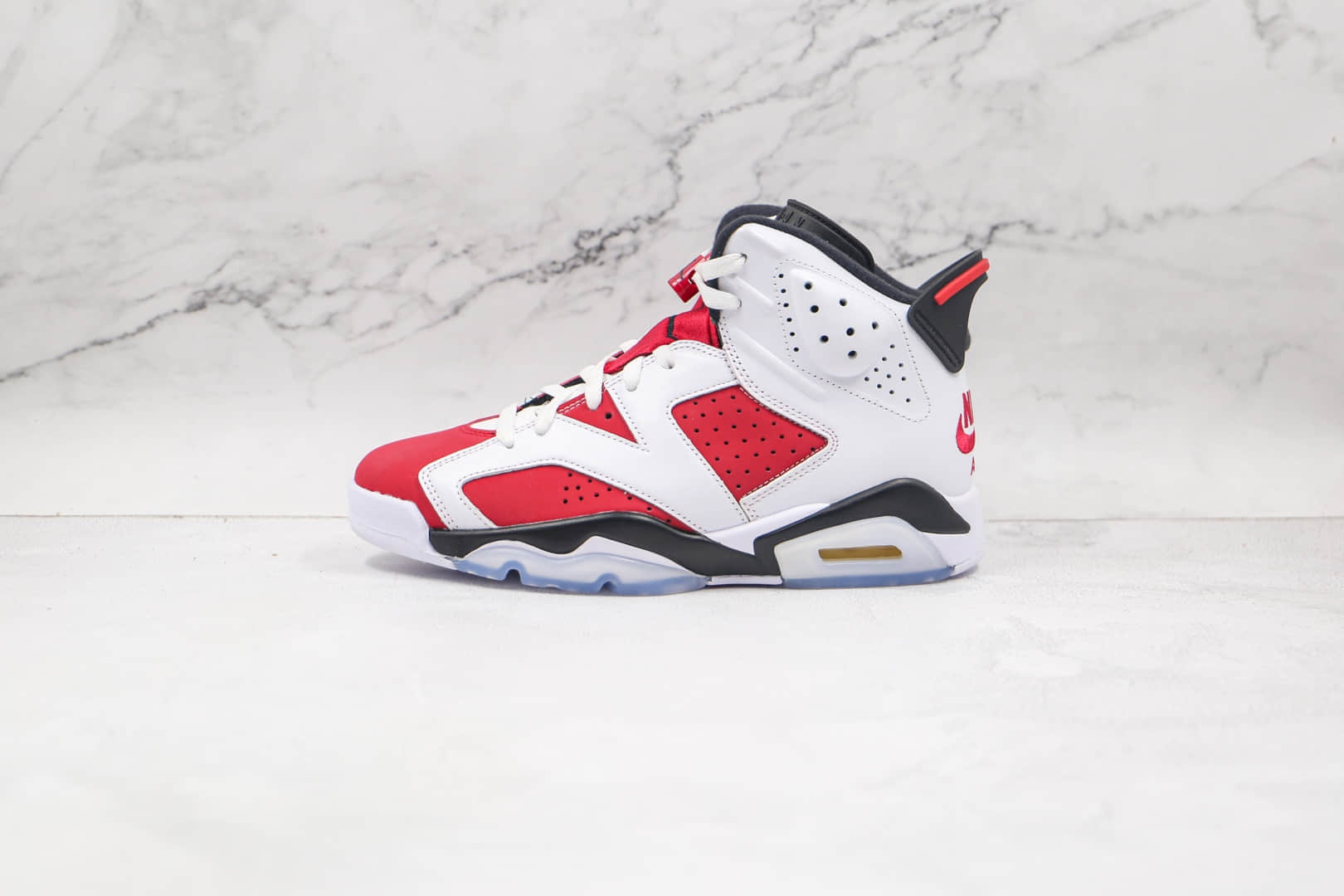 乔丹Air Jordan 6 Retro Carmine纯原版本高帮AJ6胭脂红篮球鞋原档案数据开发 (ID:66080) - 图片1