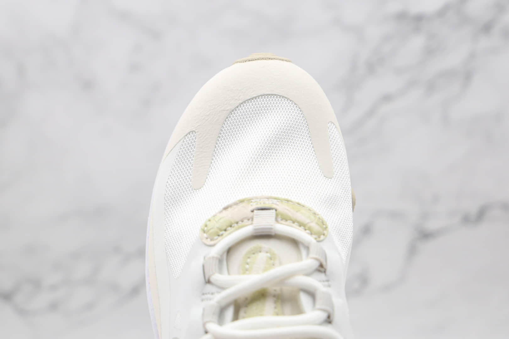 耐克Nike React Air Max 270V2纯原版本半掌气垫Max270米黄色气垫鞋原档案数据开发 货号:CV8815-100