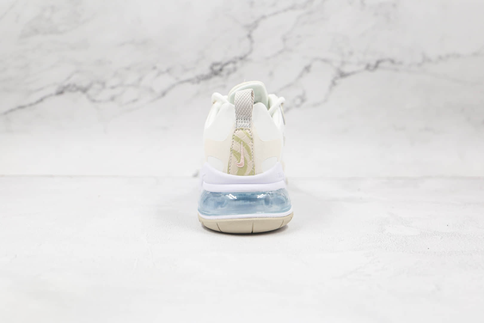 耐克Nike React Air Max 270V2纯原版本半掌气垫Max270米黄色气垫鞋原档案数据开发 货号:CV8815-100