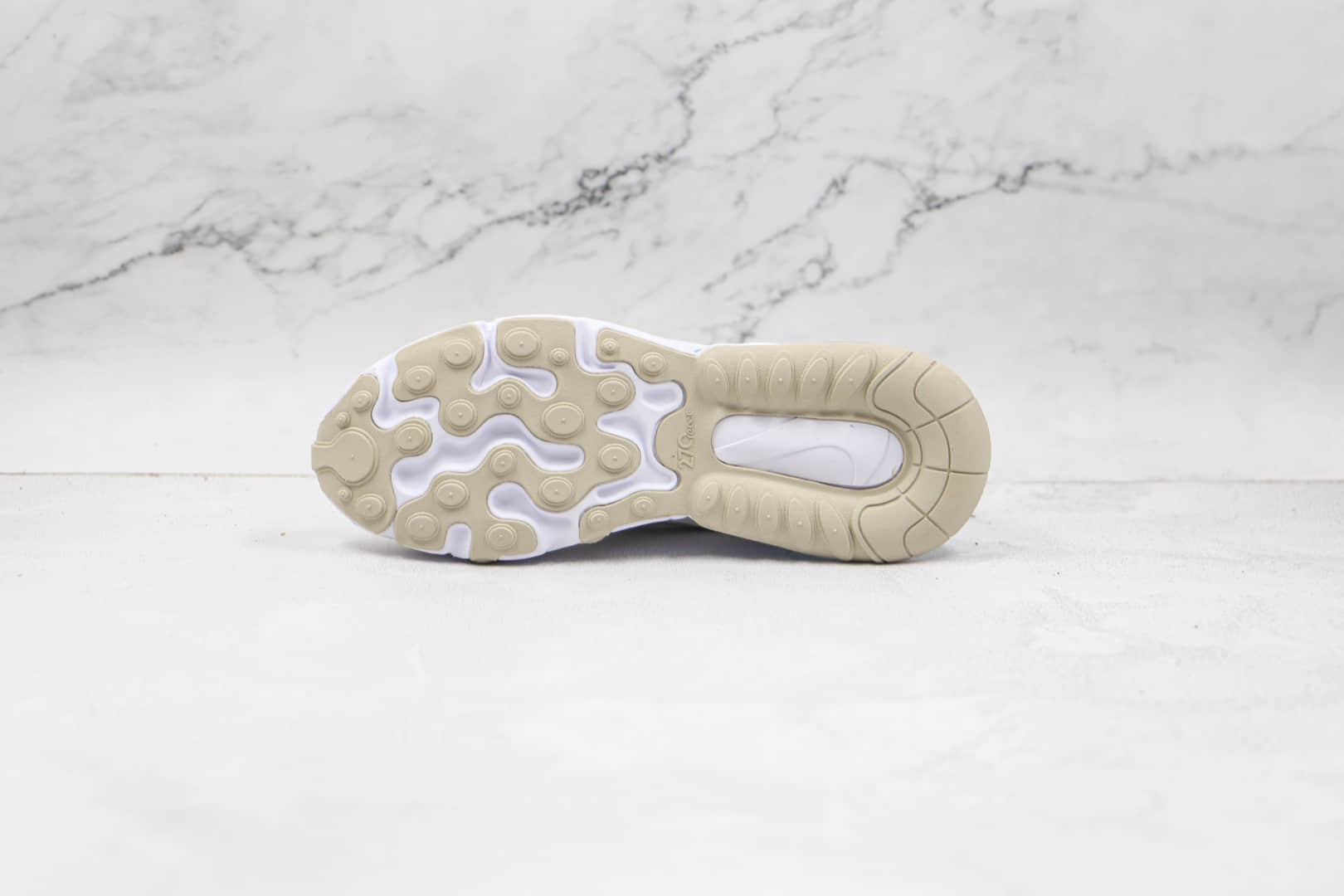 耐克Nike React Air Max 270V2纯原版本半掌气垫Max270米黄色气垫鞋原档案数据开发 货号:CV8815-100