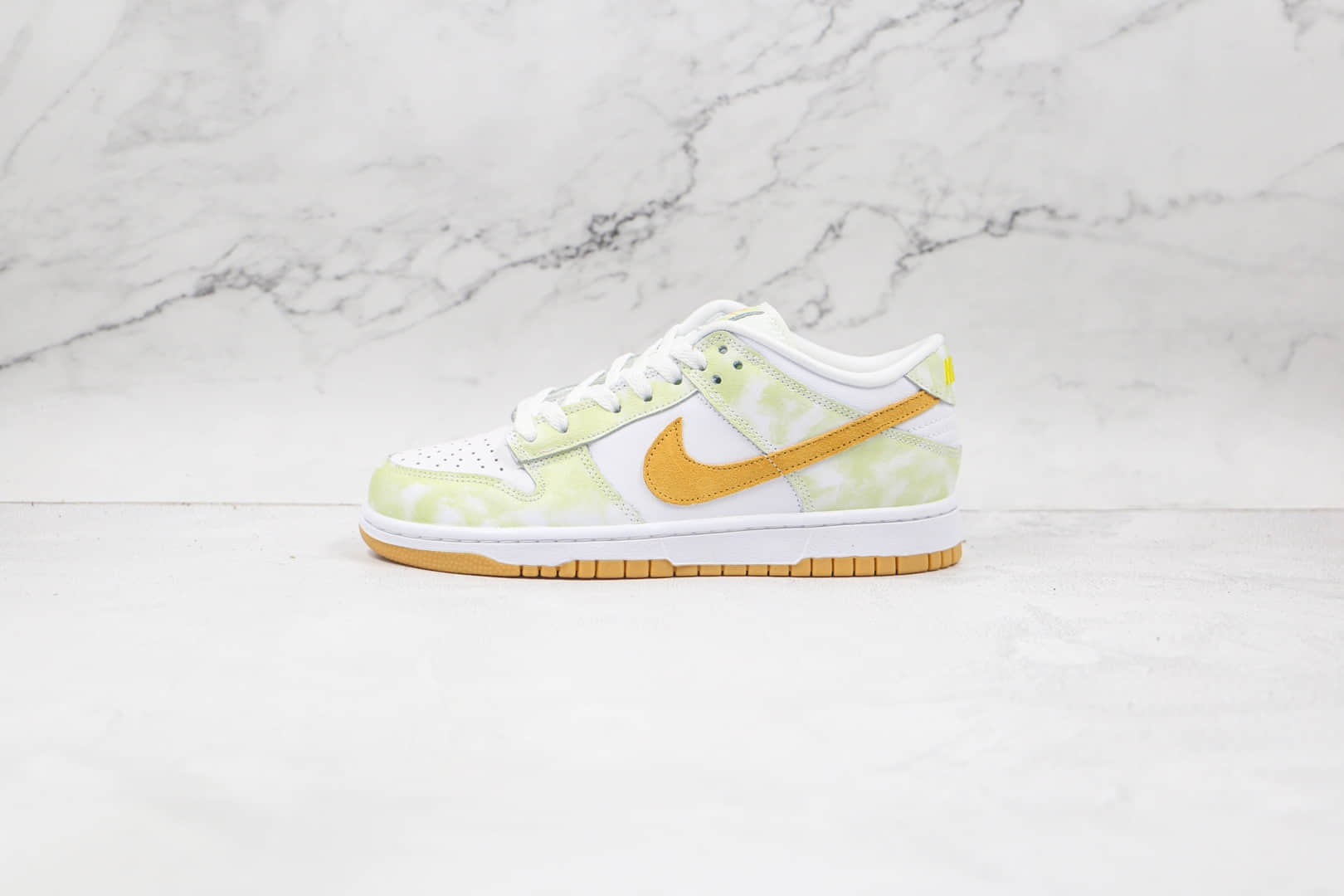 耐克Nike Dunk Low Yellow Strike纯原版本低帮DUNK水洗柠檬黄绿色板鞋原楦头纸板打造 (ID:66132) - 图片1