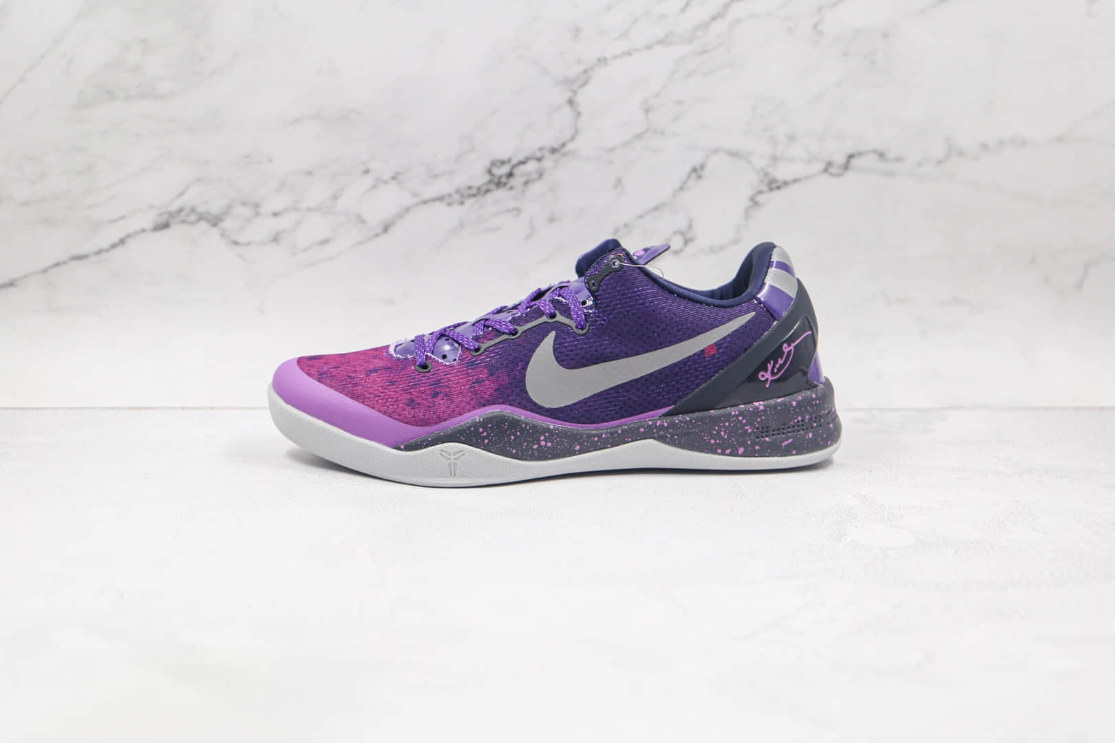 耐克Nike Kobe 8 System纯原版本科比8代渐变紫实战篮球鞋原档案数据开发 (ID:66202) - 图片1