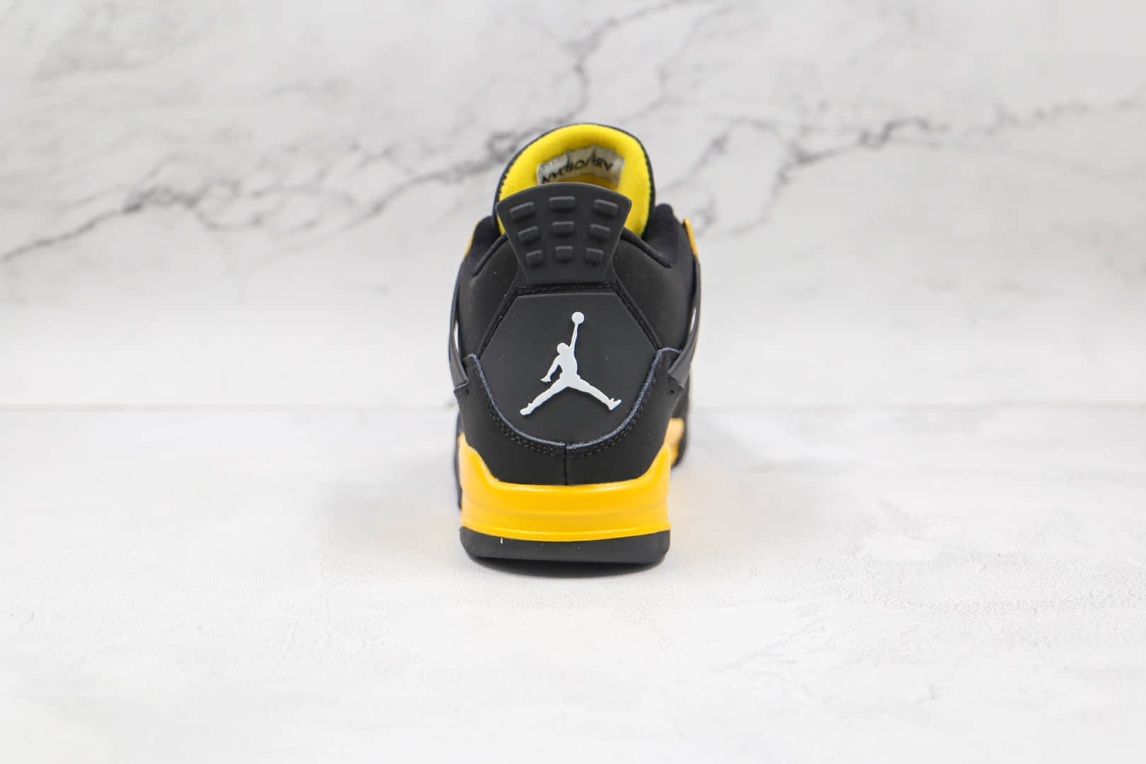 乔丹Air Jordan 4 Thunder纯原版本黑黄色AJ4篮球鞋原档案数据开发 货号:308497-008