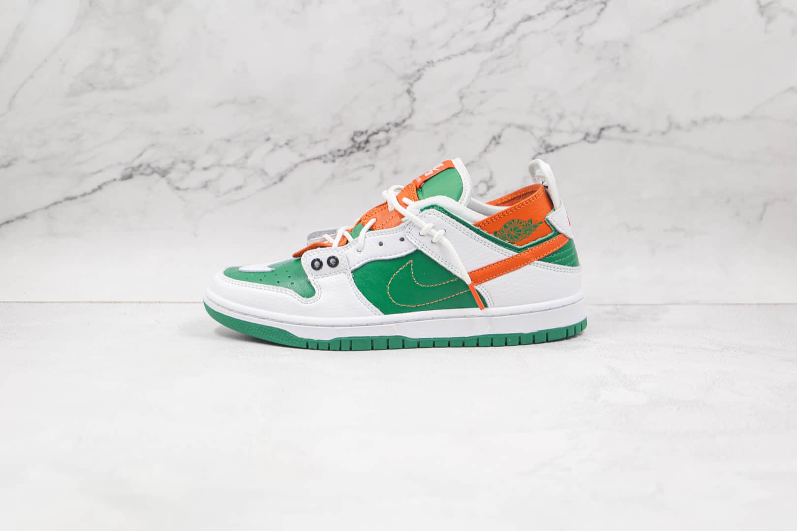 耐克Nike SB Dunk Low Custom Turdunken x Ziv Lee联名款纯原版本低帮SB DUNK断钩白绿色板鞋原盒原标 货号:304292-040