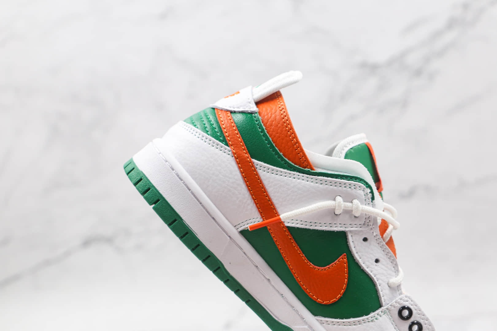 耐克Nike SB Dunk Low Custom Turdunken x Ziv Lee联名款纯原版本低帮SB DUNK断钩白绿色板鞋原盒原标 货号:304292-040