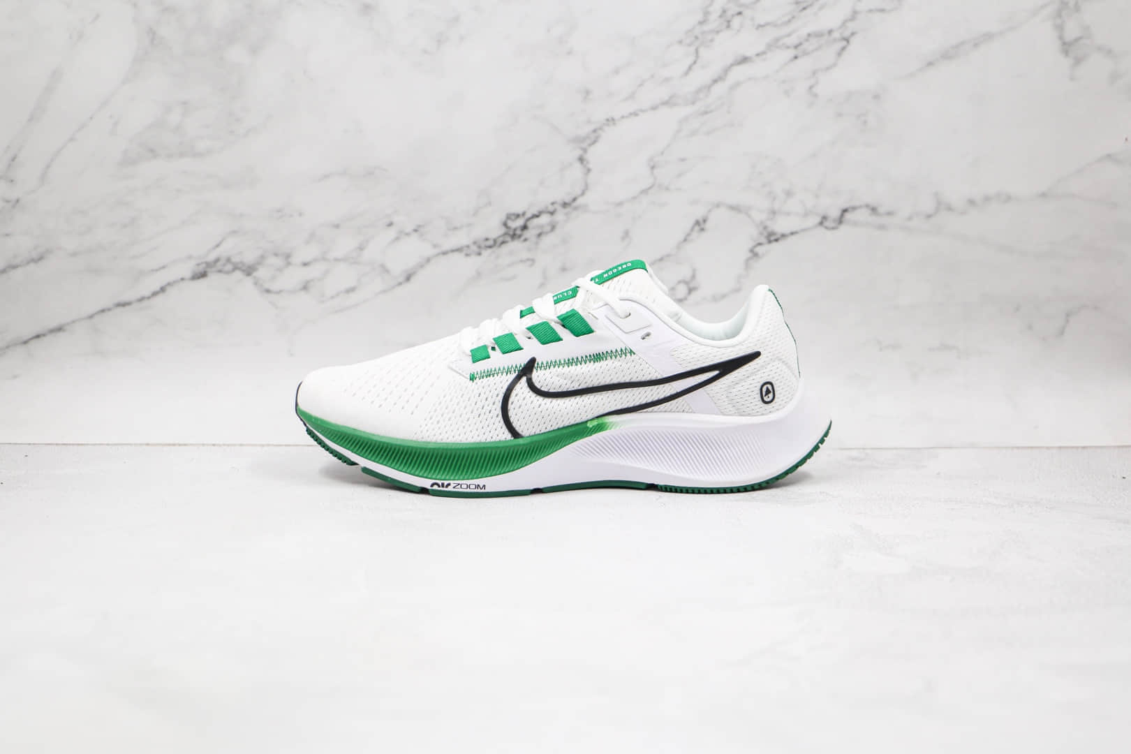 耐克Nike Air Zoom Pegasus 38纯原版本登月38代白绿色慢跑鞋原楦头纸板打造 (ID:66347) - 图片1