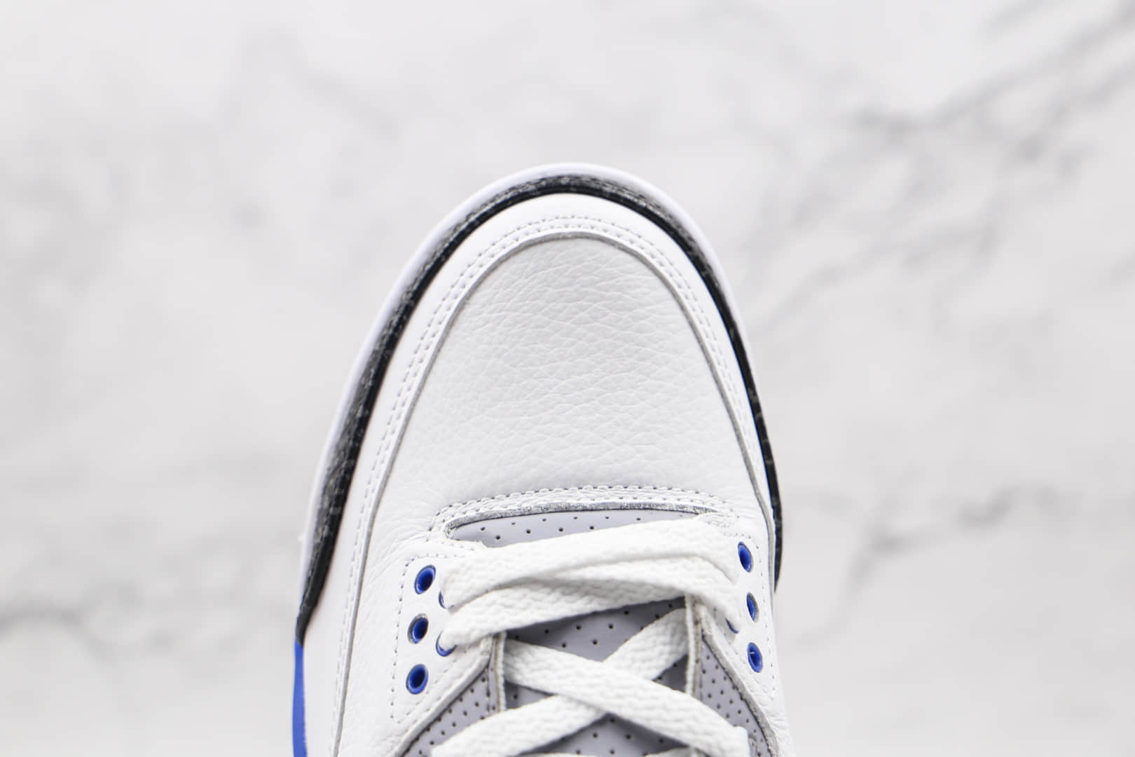 乔丹Air Jordan 3 Cool Grey纯原版本白蓝色AJ3篮球鞋原鞋开模一比一打造 货号:CT8532-145