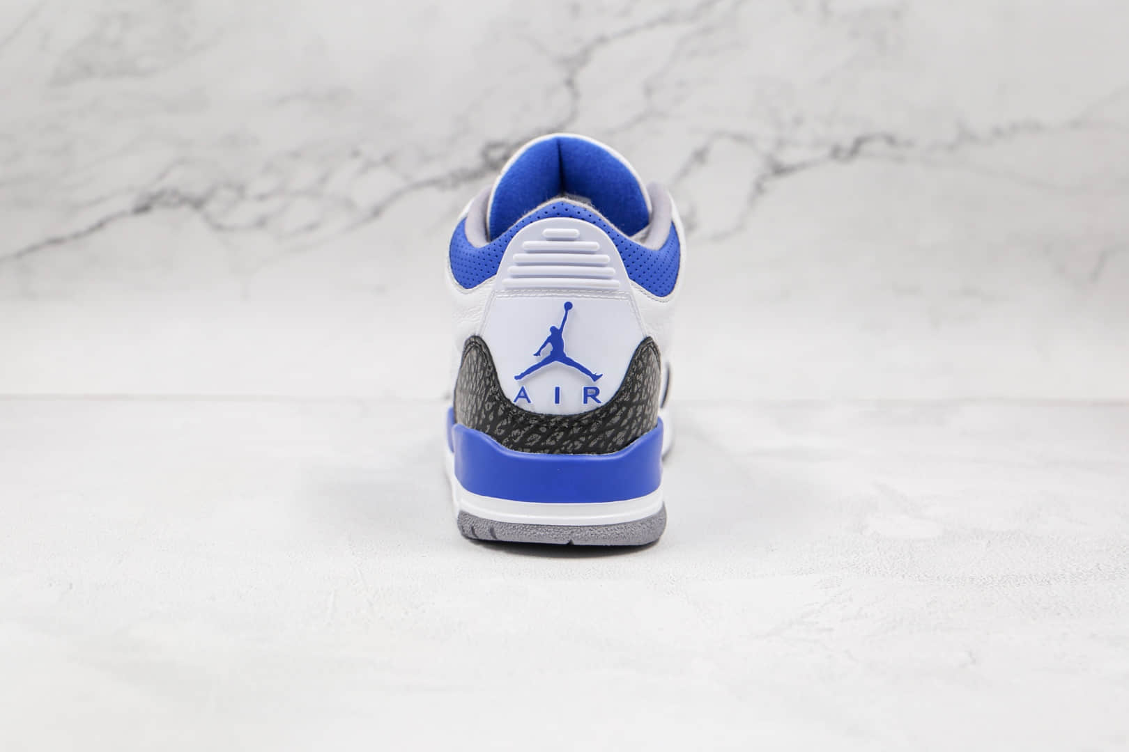 乔丹Air Jordan 3 Cool Grey纯原版本白蓝色AJ3篮球鞋原鞋开模一比一打造 货号:CT8532-145