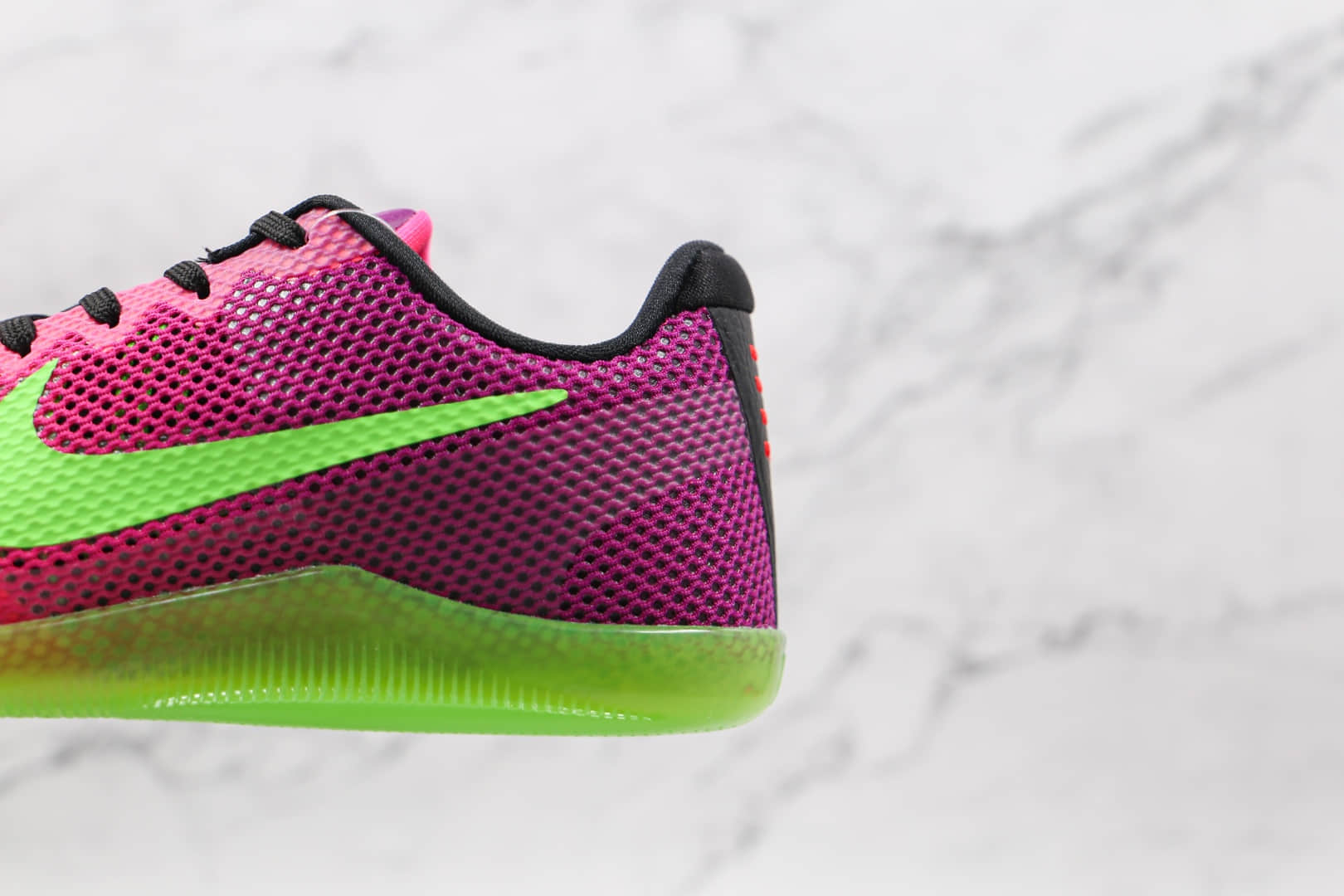 耐克Nike Kobe 11 E纯原版本科比11刺客绿紫色篮球鞋网面运动鞋支持实战 货号:836184-635