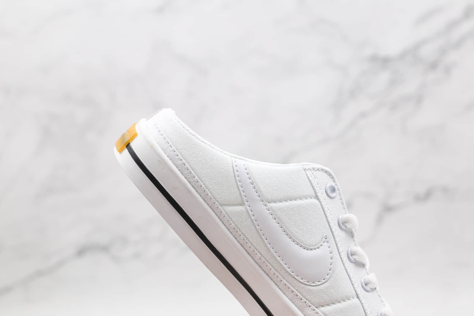 耐克Nike Court Legacy公司级版本半拖帆布板鞋白色 货号:DB3970-100