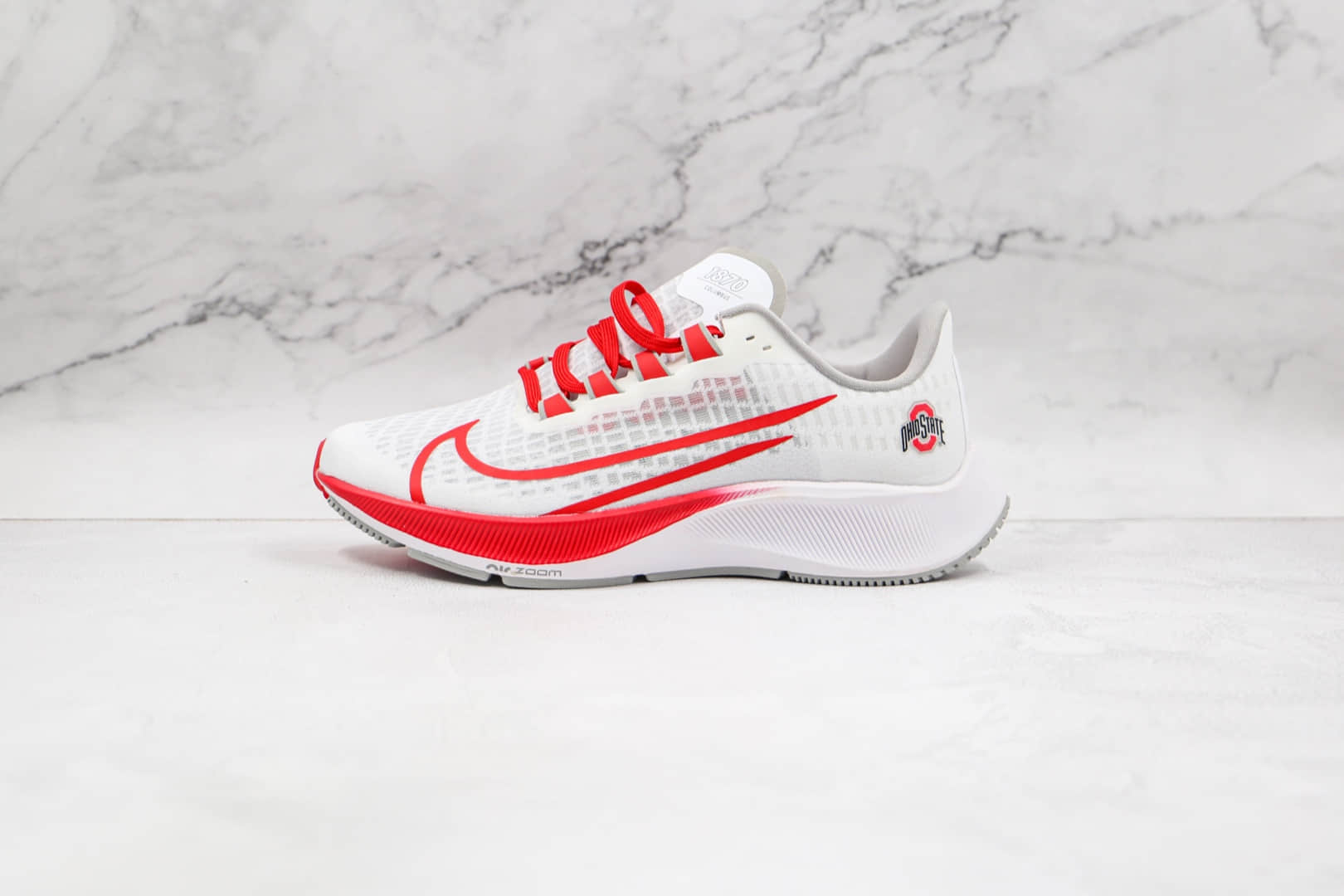 耐克Nike Air Zoom Pegasus 37 PRM纯原版本登月37代大钩白红色跑步鞋原盒原标 货号:CZ5385-100