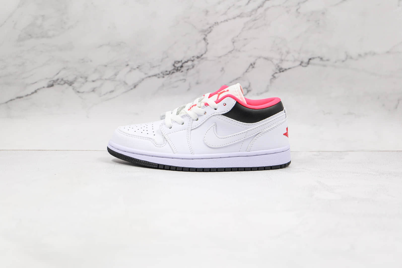 乔丹Air Jordan 1 Low纯原版本低帮AJ1白黑红色板鞋原鞋开模一比一打造 (ID:66523) - 图片1