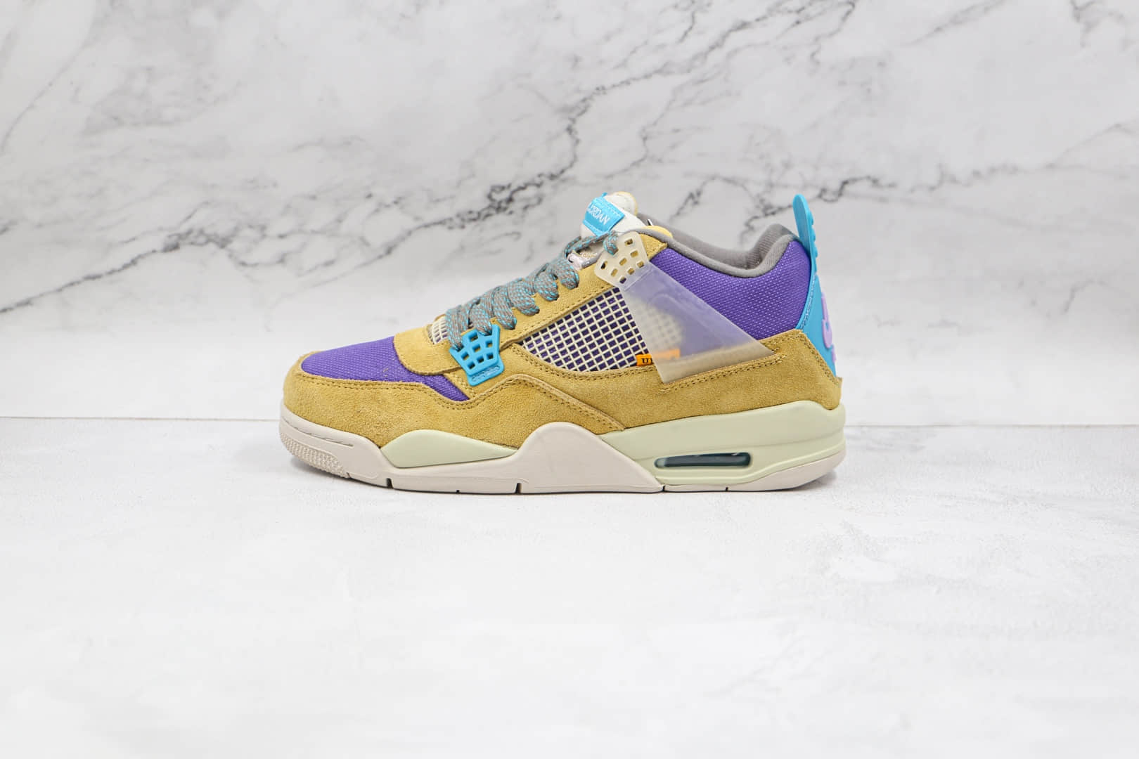 乔丹Air Jordan 4 SE Taupe Haze纯原版本棕黄紫色AJ4篮球鞋原楦头纸板打造 (ID:66572) - 图片1