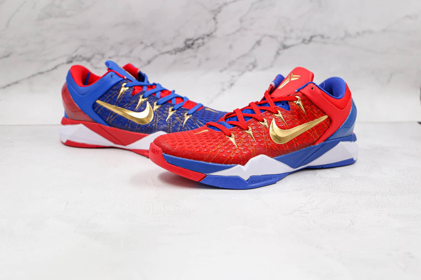 耐克Nike Zoom Kobe VII纯原版本科比7代红蓝鸳鸯篮球鞋内置碳板支持实战 (ID:66597) - 图片1