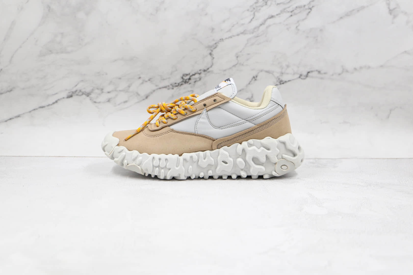 耐克Nike ISPA OverReact纯原版本瑞亚机能玫瑰花刺绣ISPA卡其色老爹鞋原楦头纸板打造 货号:DA9784-001