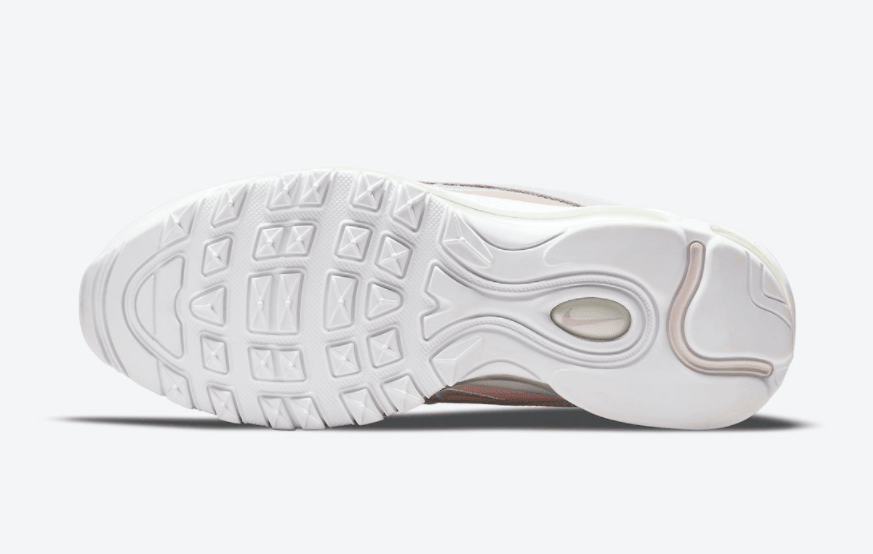 粉白少女心!复古跑鞋Nike Air Max 97新配色即将登场! 货号:DJ3874-600