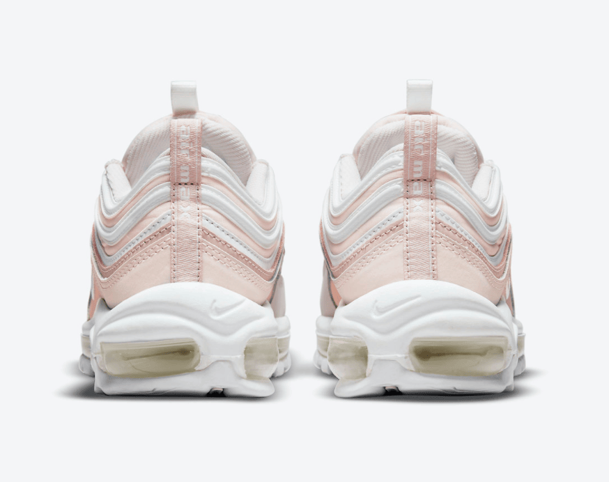 粉白少女心!复古跑鞋Nike Air Max 97新配色即将登场! 货号:DJ3874-600