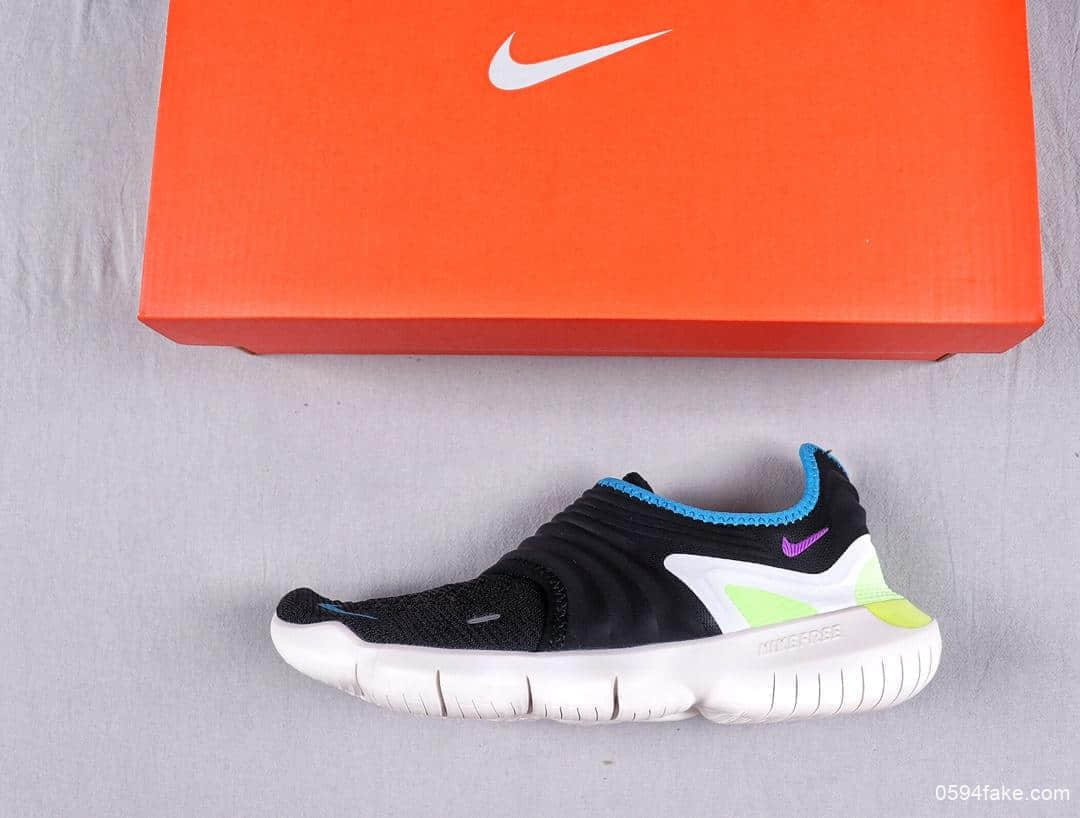 耐克Nike Free Rn Flyknit 3.0公司级赤足超轻网面透气运动跑步鞋 货号:AQ5707-003