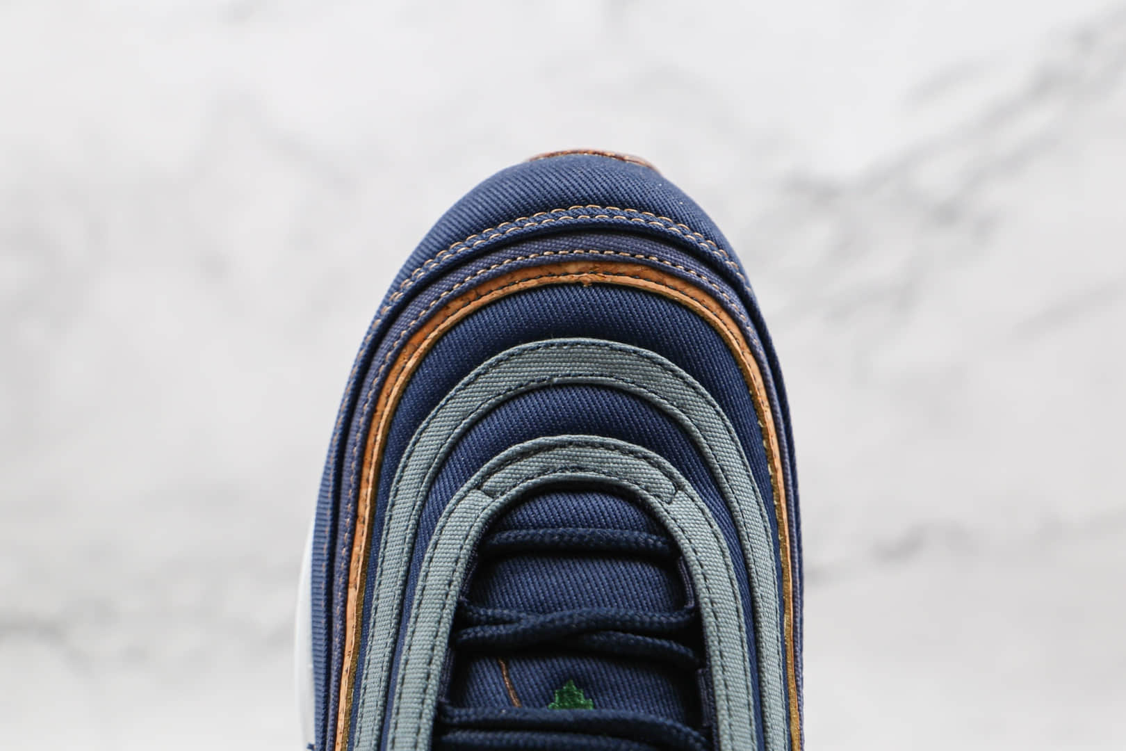 耐克Nike Air Max 97 Cork纯原版本子弹头Max97软木蓝色气垫鞋原楦头纸板打造 货号:DC3986-300