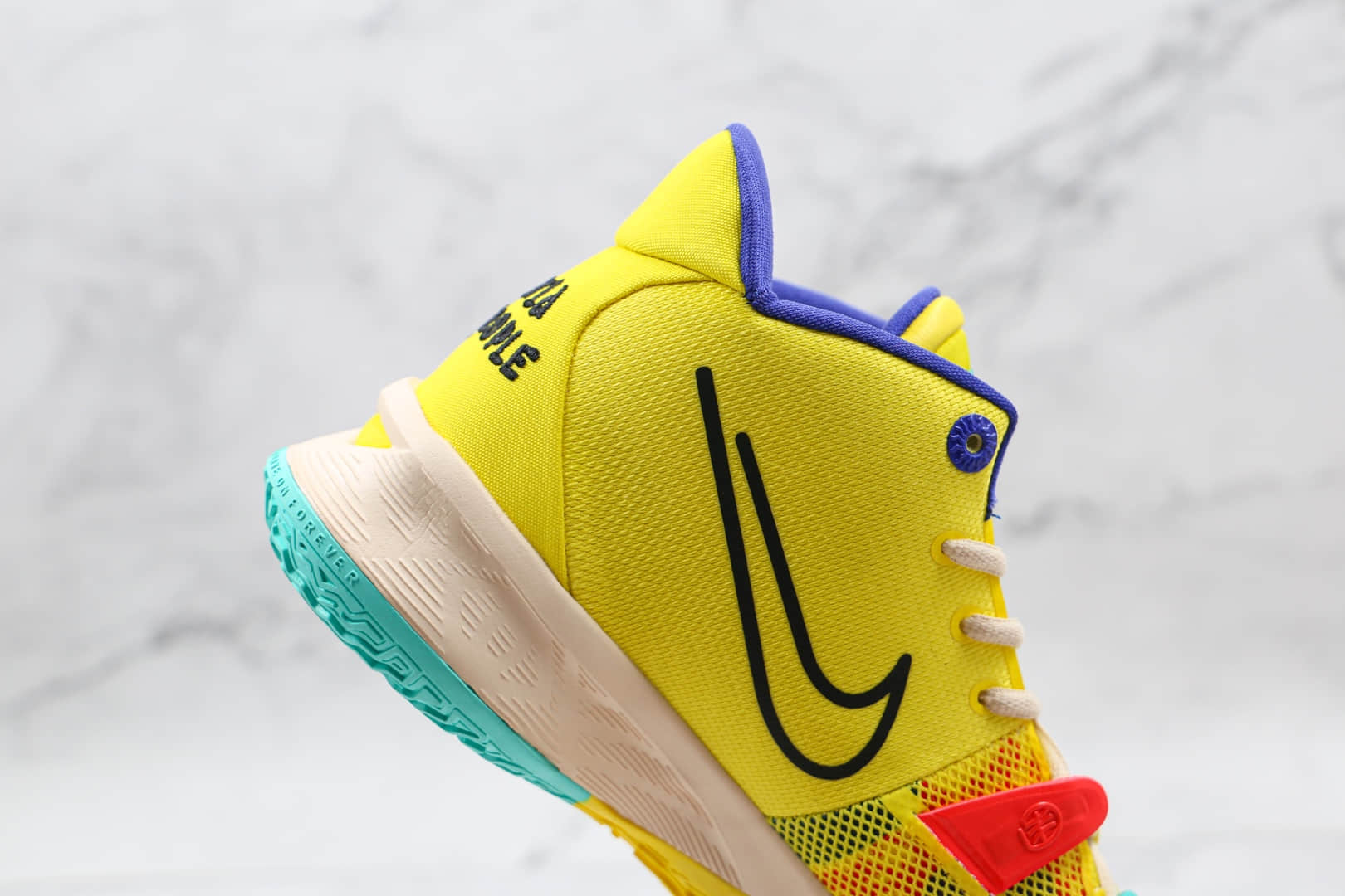耐克Nike Kyrie 7 EP纯原版本欧文7代电动黄色篮球鞋内置气垫支持实战 货号:CT4080-700