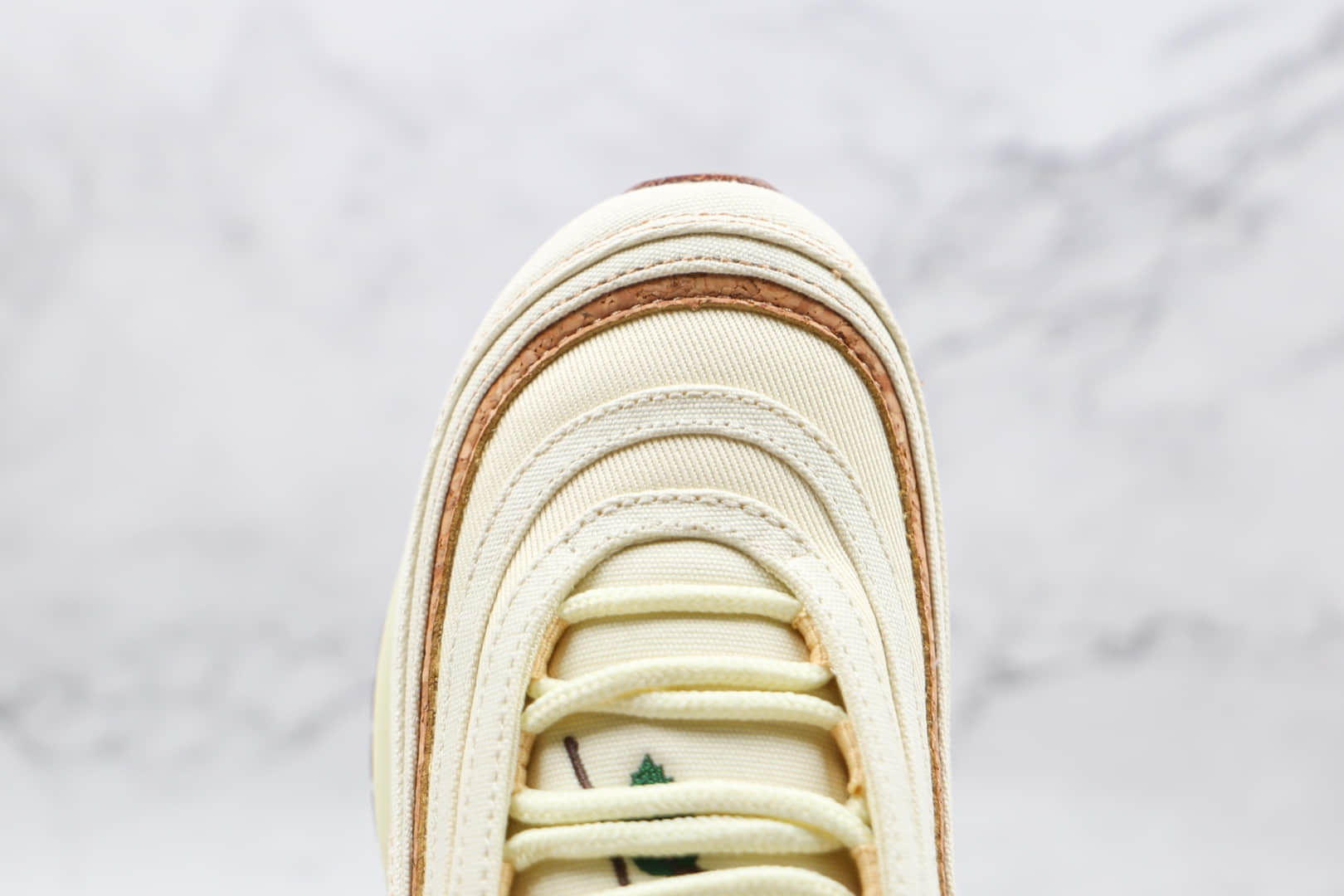 耐克Nike Air Max 97纯原版本子弹头Max97软木米黄色气垫鞋原档案数据开发 货号:DC3986-100