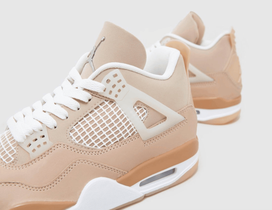这双AJ有点粉嫩!AJ4 “Shimmer” 最新实物图曝光! 货号:DJ0675-200