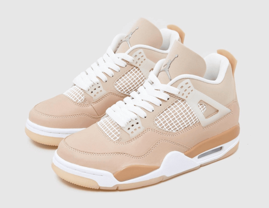 这双AJ有点粉嫩!AJ4 “Shimmer” 最新实物图曝光! 货号:DJ0675-200