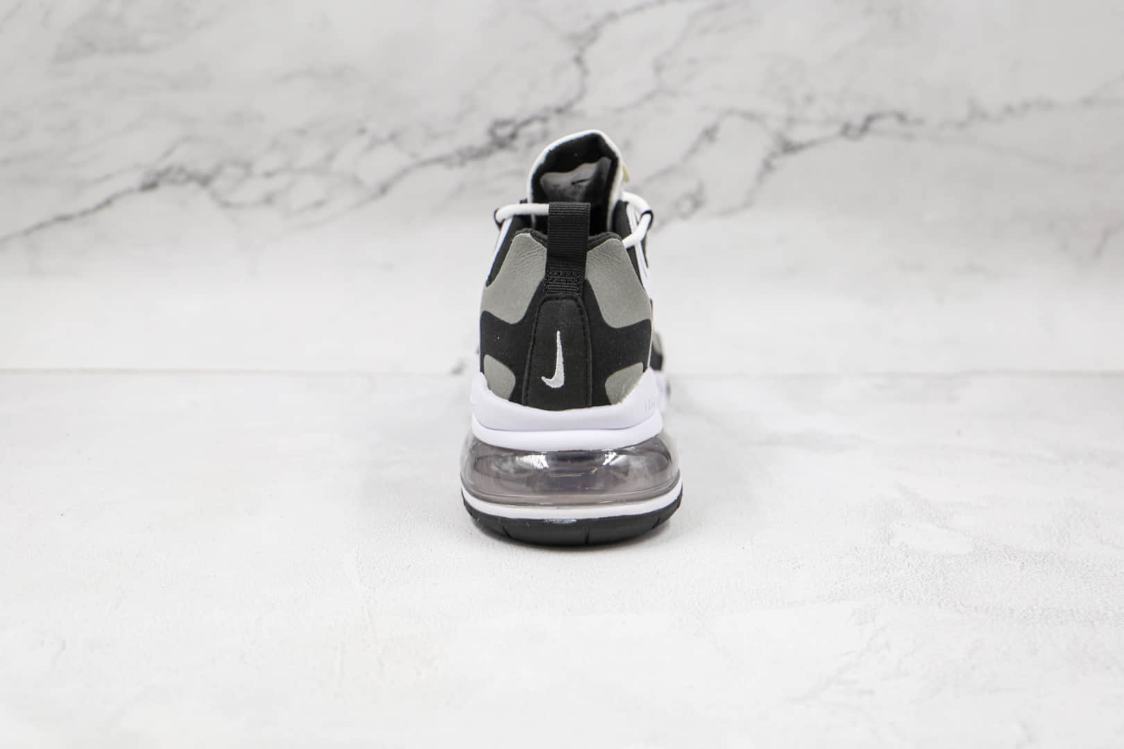 耐克Nike React Air Max 270V2纯原版本半掌气垫Max270黑白色气垫鞋原楦头纸板打造 货号:CT1264-101