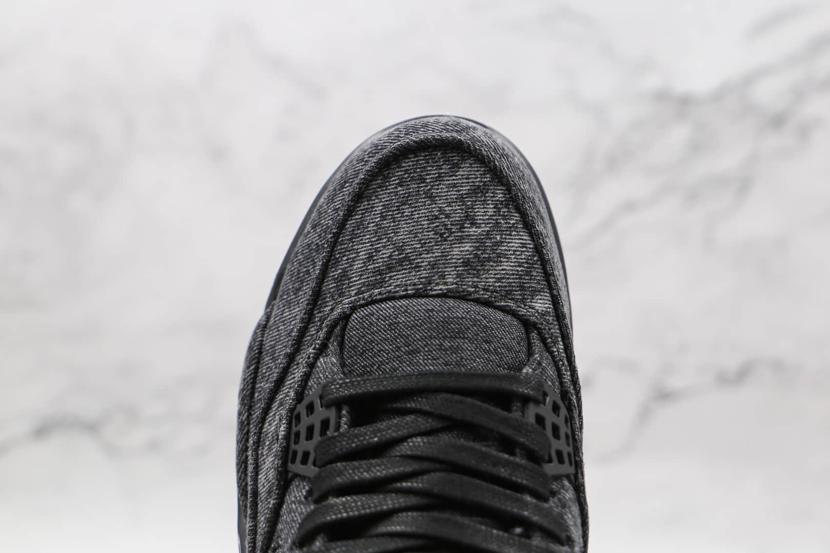 乔丹Air Jordan 4 x Levi’s李维斯联名款公司级版本AJ4牛仔黑丹宁帆布篮球鞋原盒原标 货号:AO2571-001