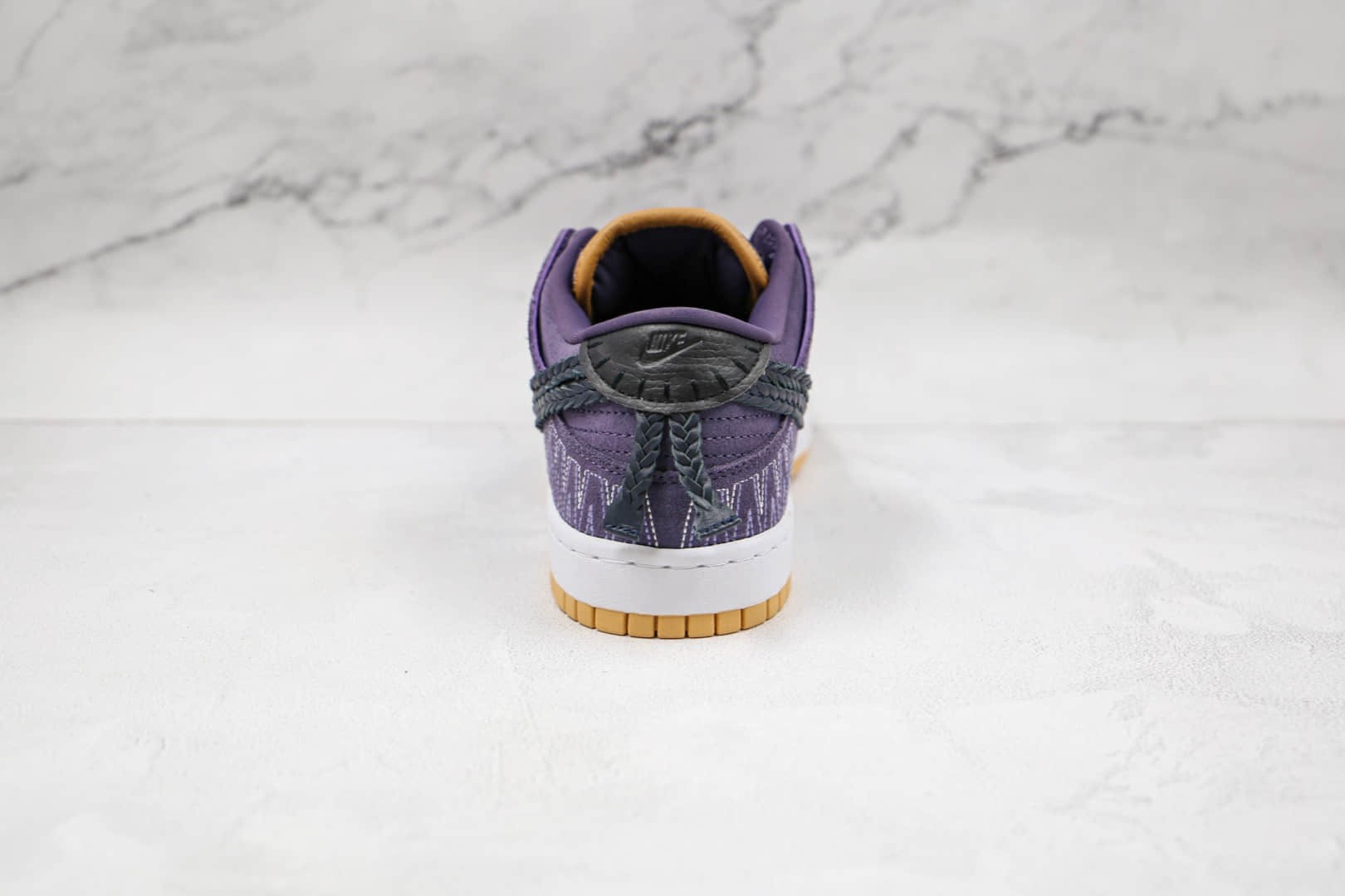 耐克NIKE DUNK SB LOW纯原版本低帮SB DUNK紫色黑色钩板鞋内置气垫 货号:DN1441-500